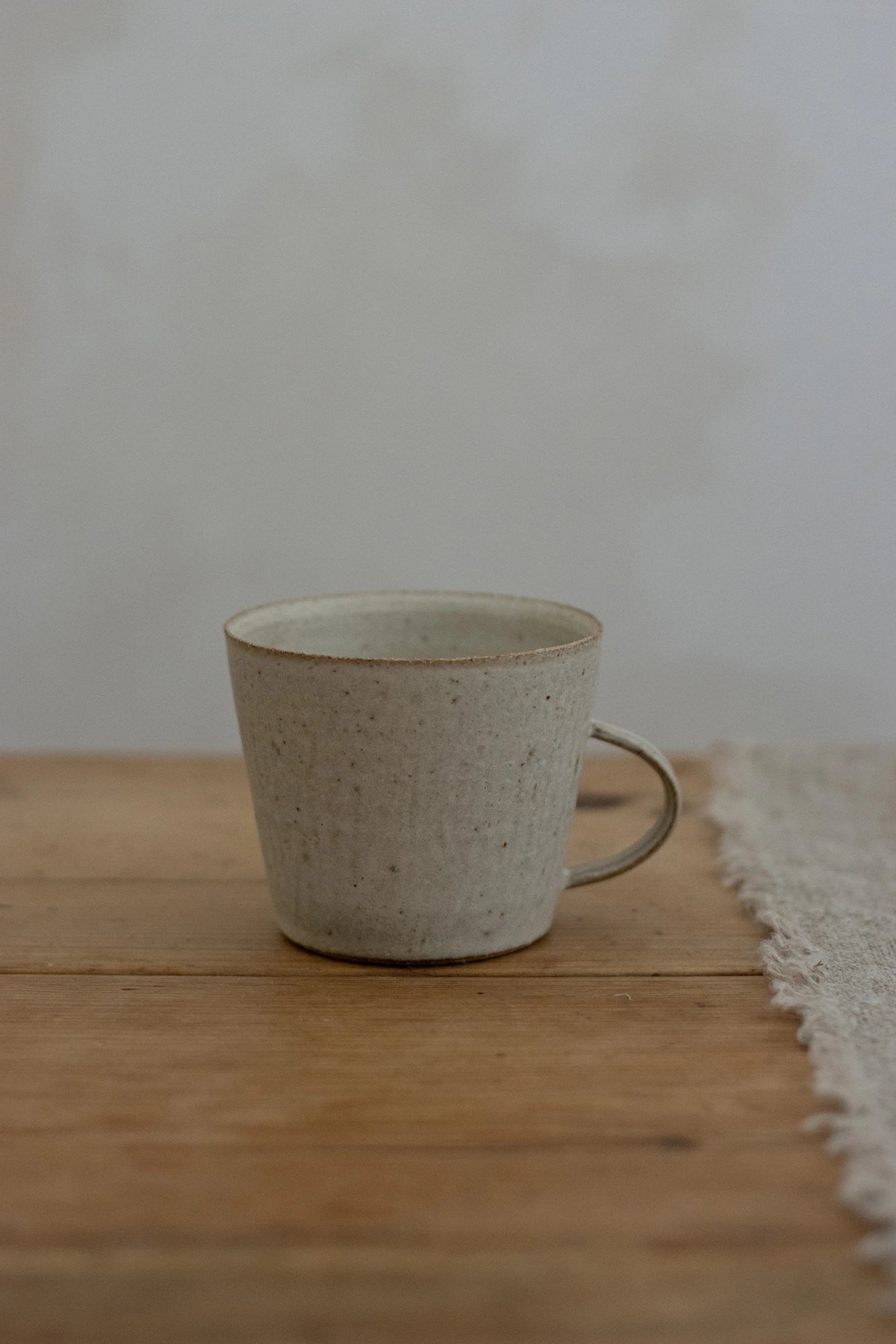 Handled Cup in Stone Glaze by Blanc Ceramics - Lifestory