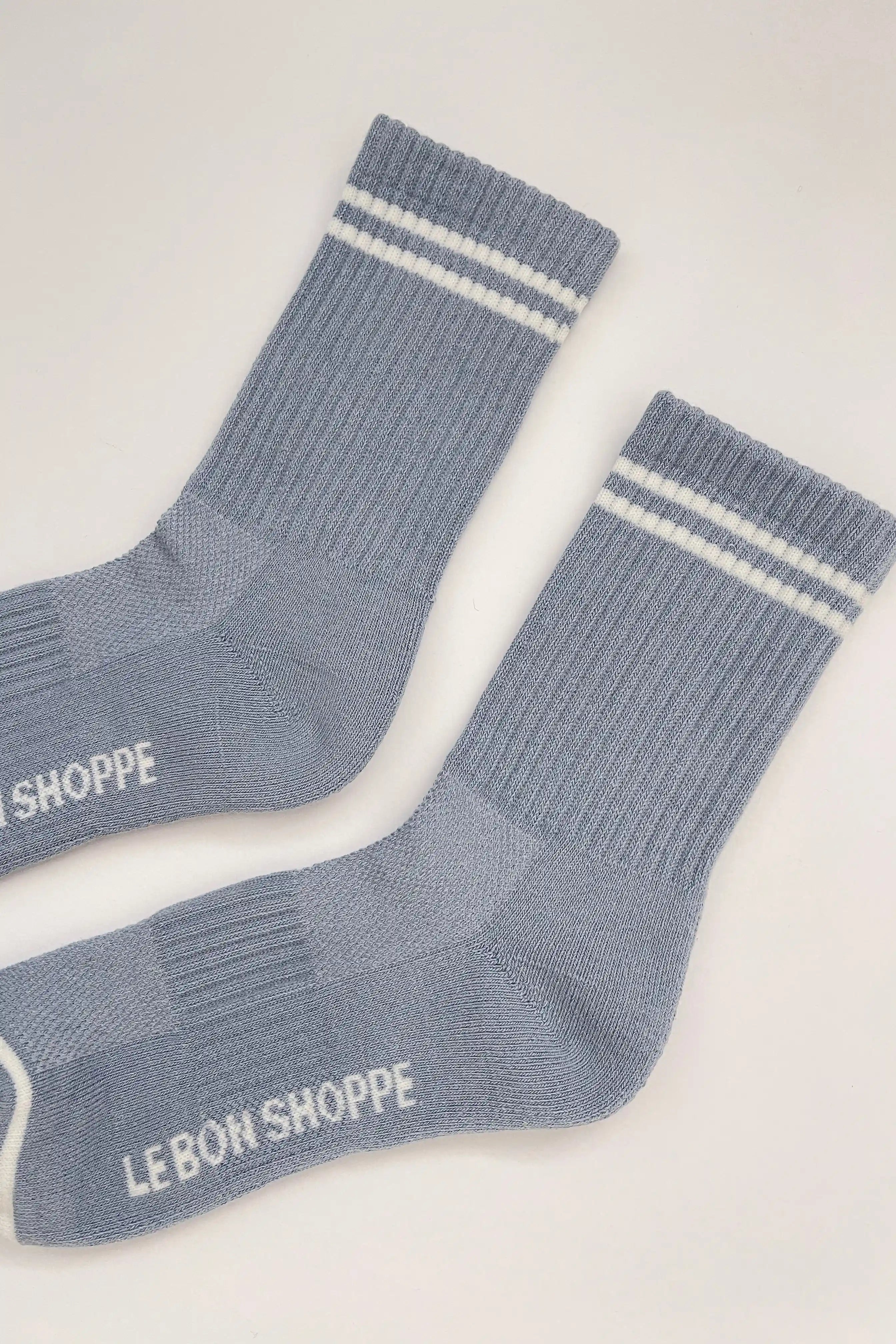 Boyfriend Socks | Blue Grey | by Le Bon Shoppe - Lifestory - Le Bon Shoppe