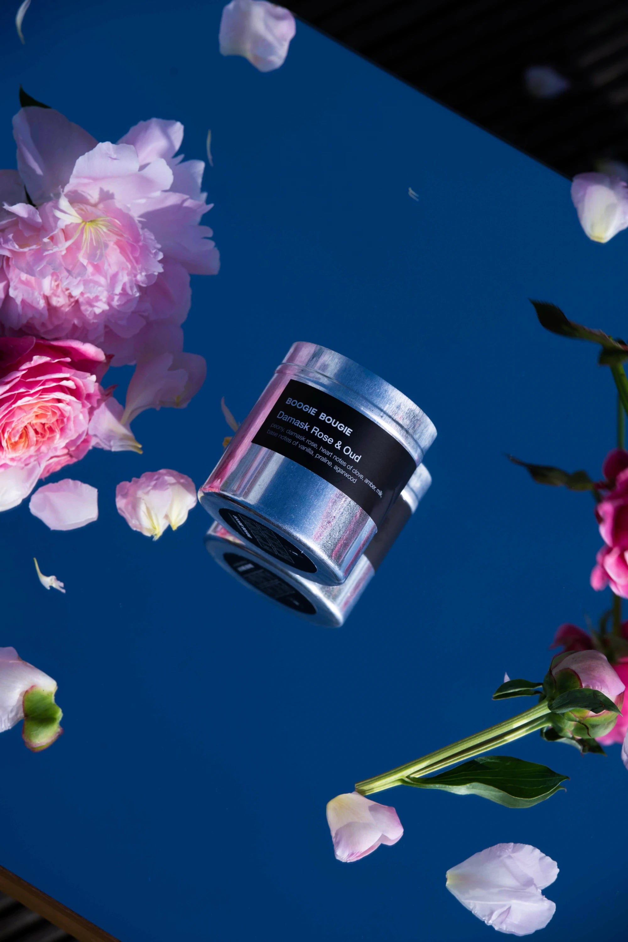 Boogie Bougie Damask Rose & Oud 250g Scented Soy Wax Candle