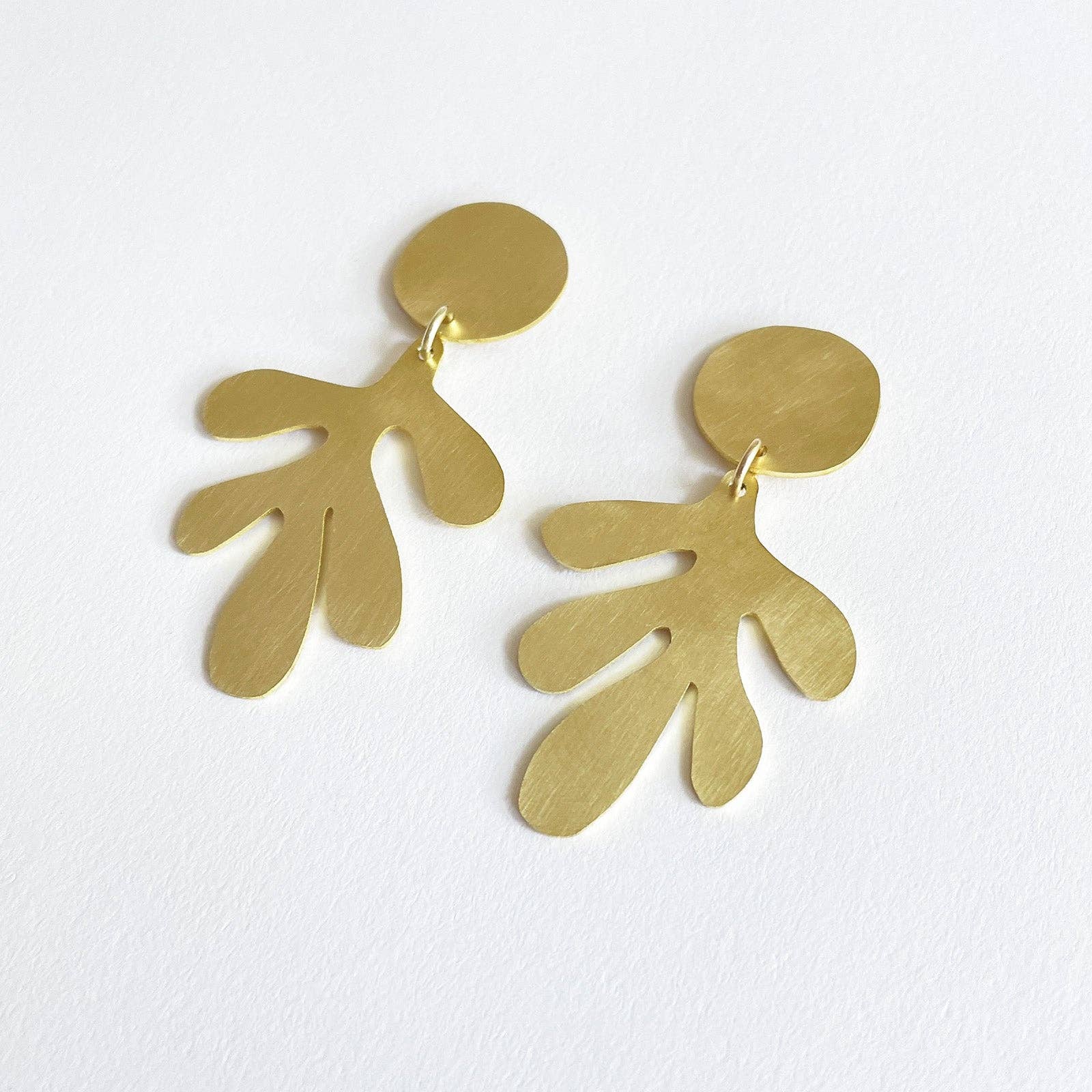 Brass Dulse Earrings by Tom Pigeon | Lifestory