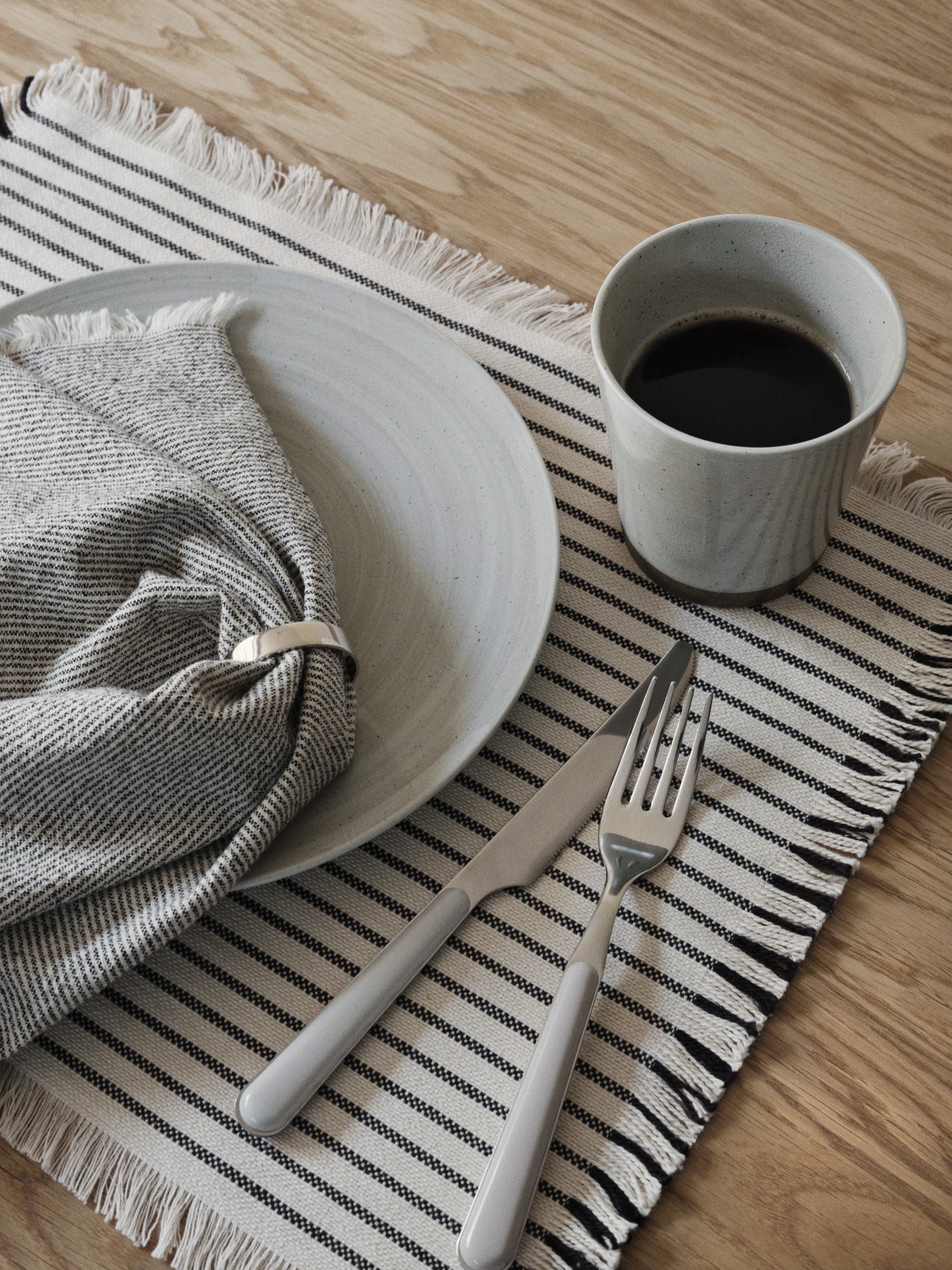 Broste Copenhagen Sand Glazed Stoneware Grød Handleless Mug - Lifestory