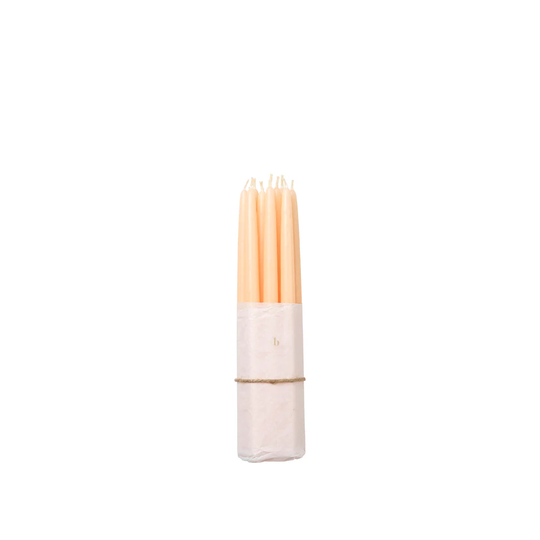Broste Copenhagen Set of 10 Smooth Taper Candles (Ø1.2 x H21 cm) - Lifestory
