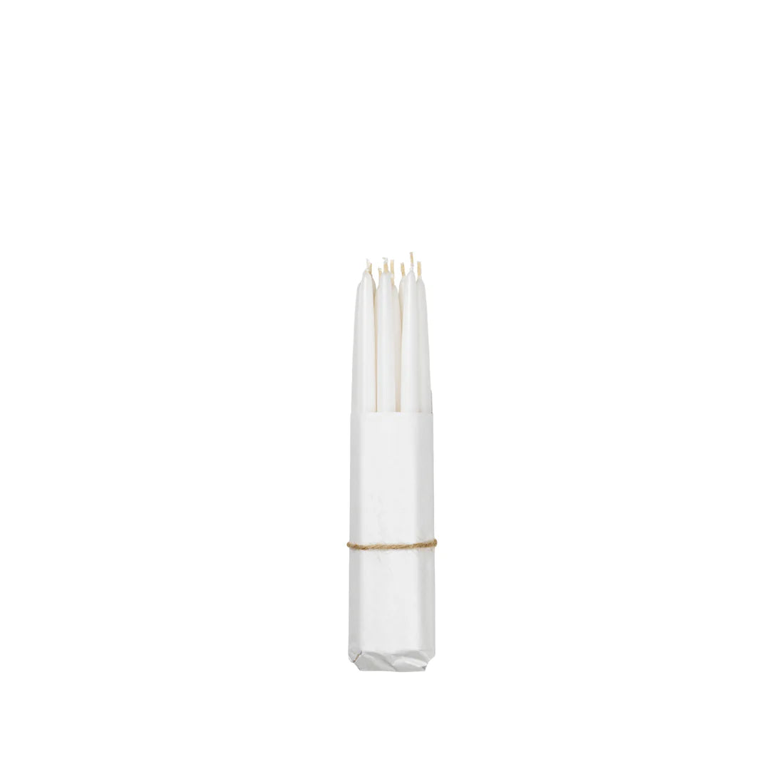 Broste Copenhagen Set of 10 Smooth Taper Candles (Ø1.2 x H21 cm) - Lifestory