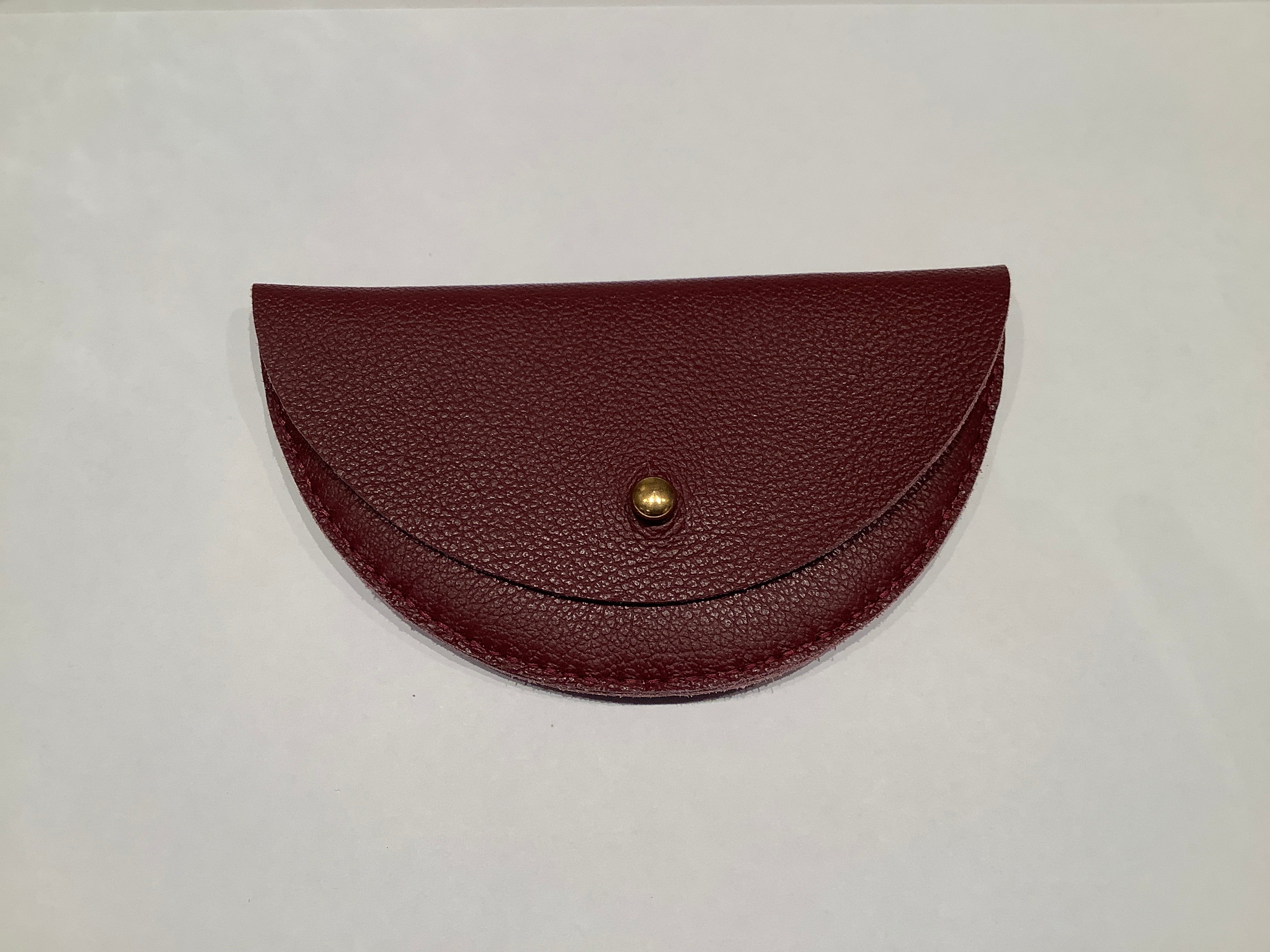Jude Gove Handmade Colette Grande Coin Purse in Leather & Felt - Lifestory