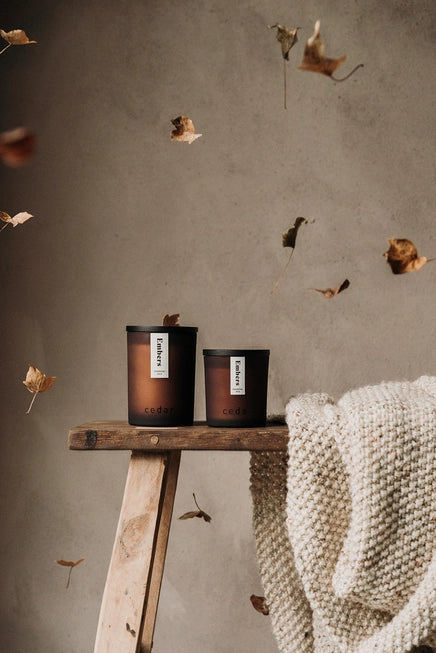 Cedar Lifestyle Large (55 Hours) Embers Candle - Lifestory