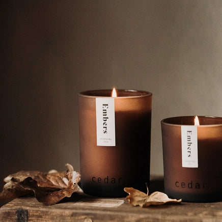 Cedar Lifestyle Large (55 Hours) Embers Candle - Lifestory