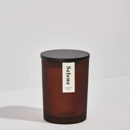 Cedar Lifestyle Large (55 Hours) Selene Candle - Lifestory