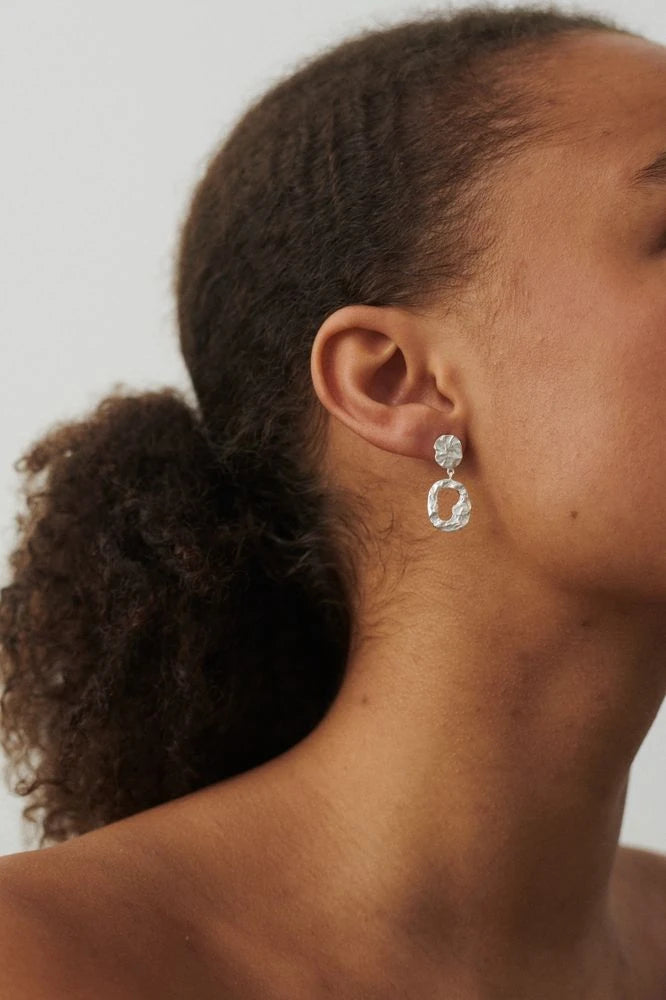 Cloud Earrings in Silver by Pernille Corydon | Lifestory