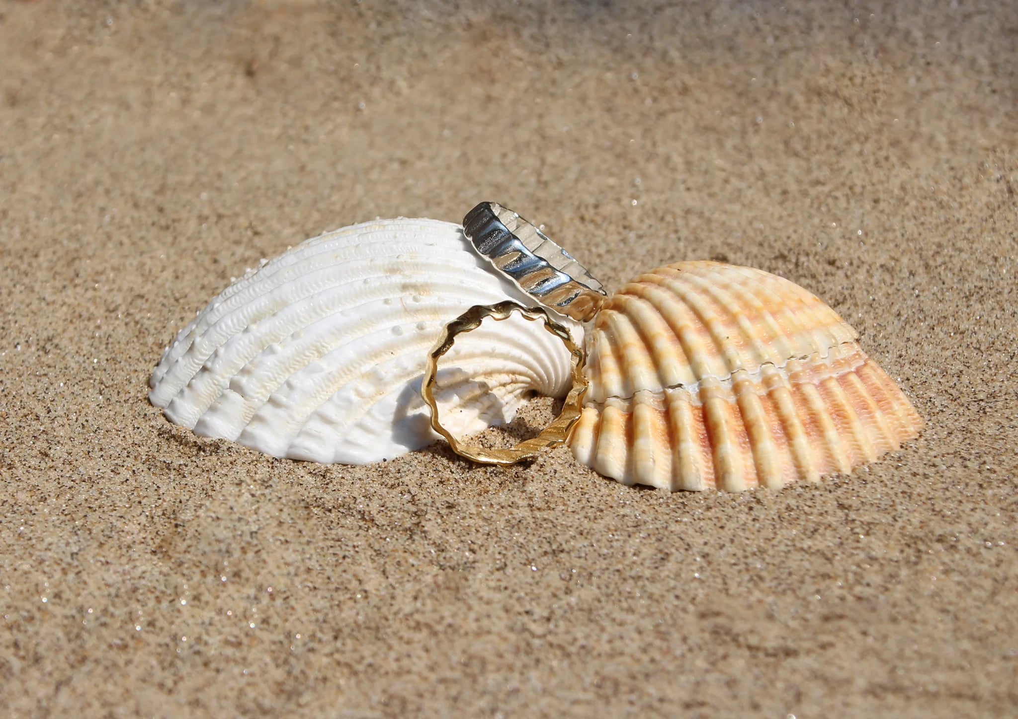 Cockle Ring in Silver by Hannah Bourn - Lifestory