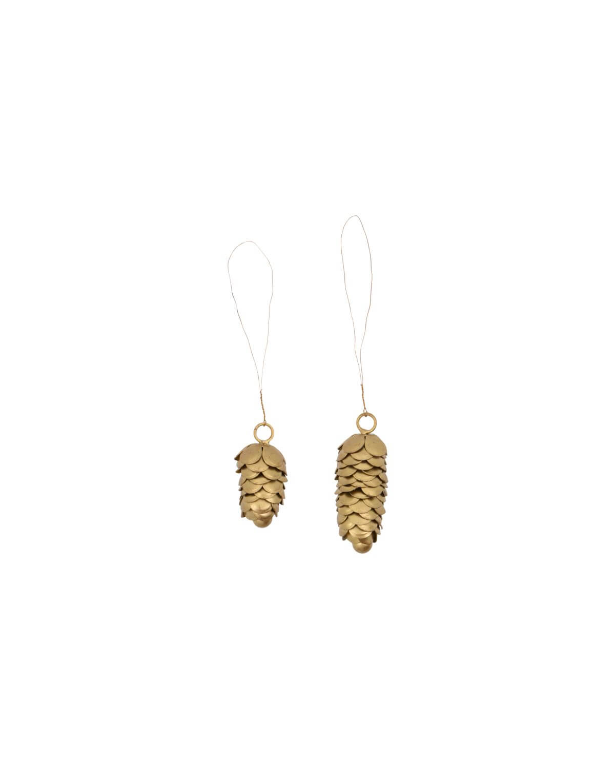 Cone Decoration - Set of 2 | Gold | by House Doctor - Lifestory