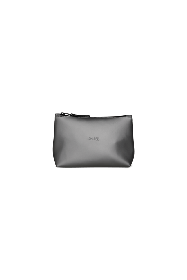 Cosmetic Bag | Metallic Grey | Waterproof | by Rains - Lifestory - Rains