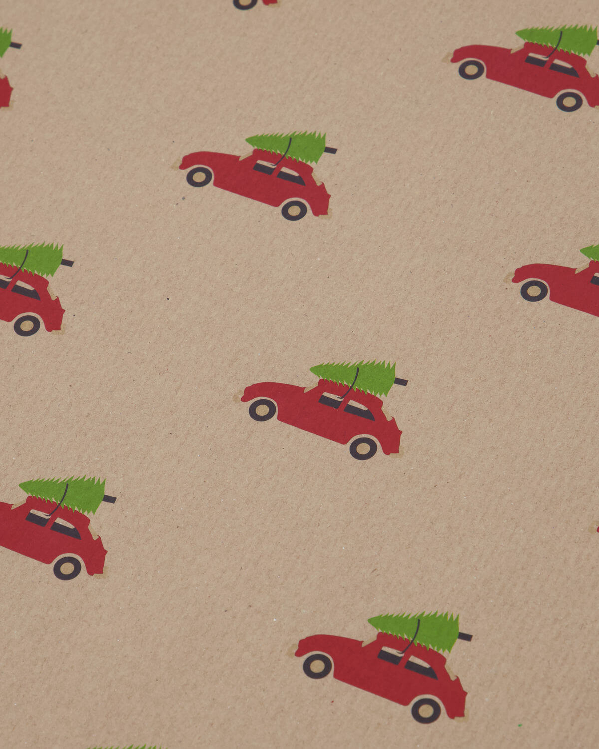 Gift Wrapping Paper | Crafty | Pack of 2 | Cars & Trees | by House Doctor - Lifestory