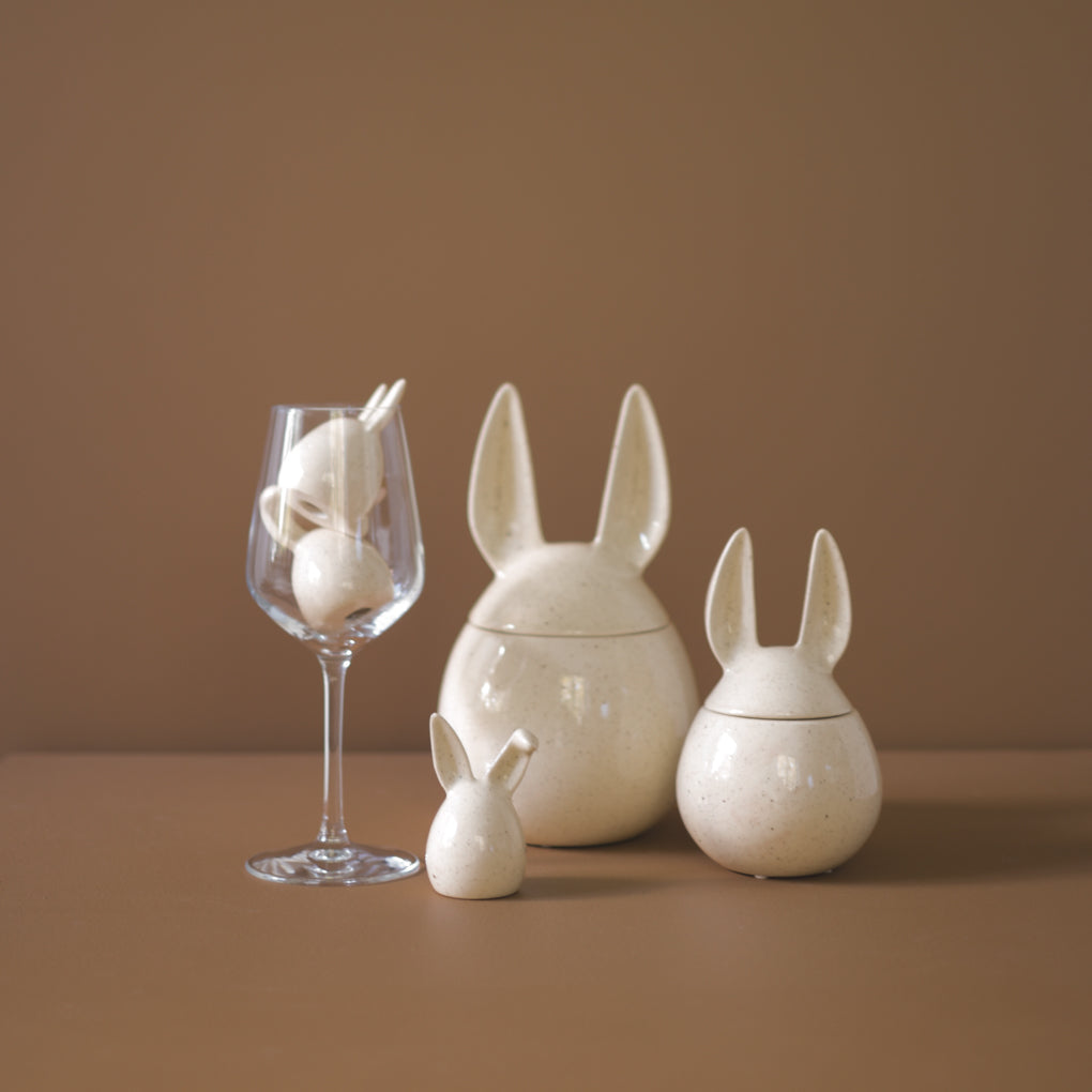 Rabbit Triplets | Pack of 3 | Vanilla | Ceramic | by DBKD