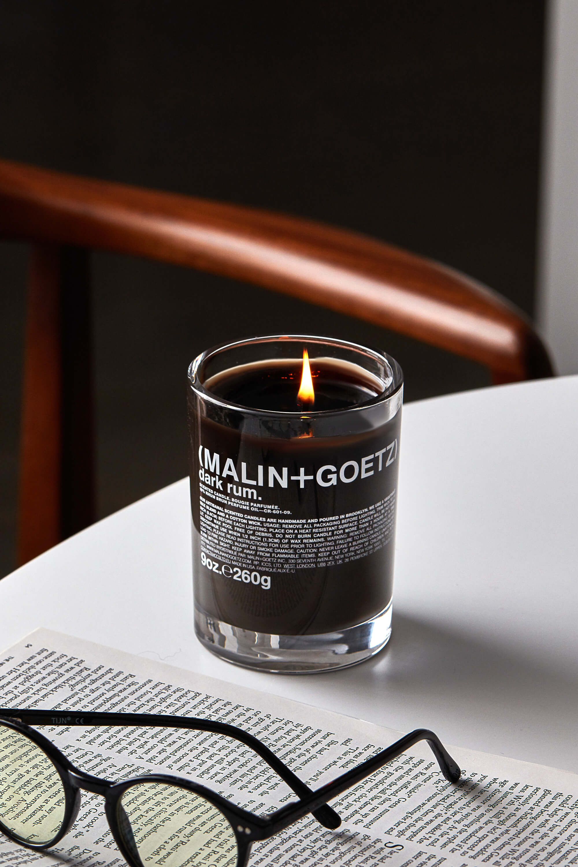 Dark Rum Candle | 60 Hour Burn Time | by Malin+Goetz - Lifestory