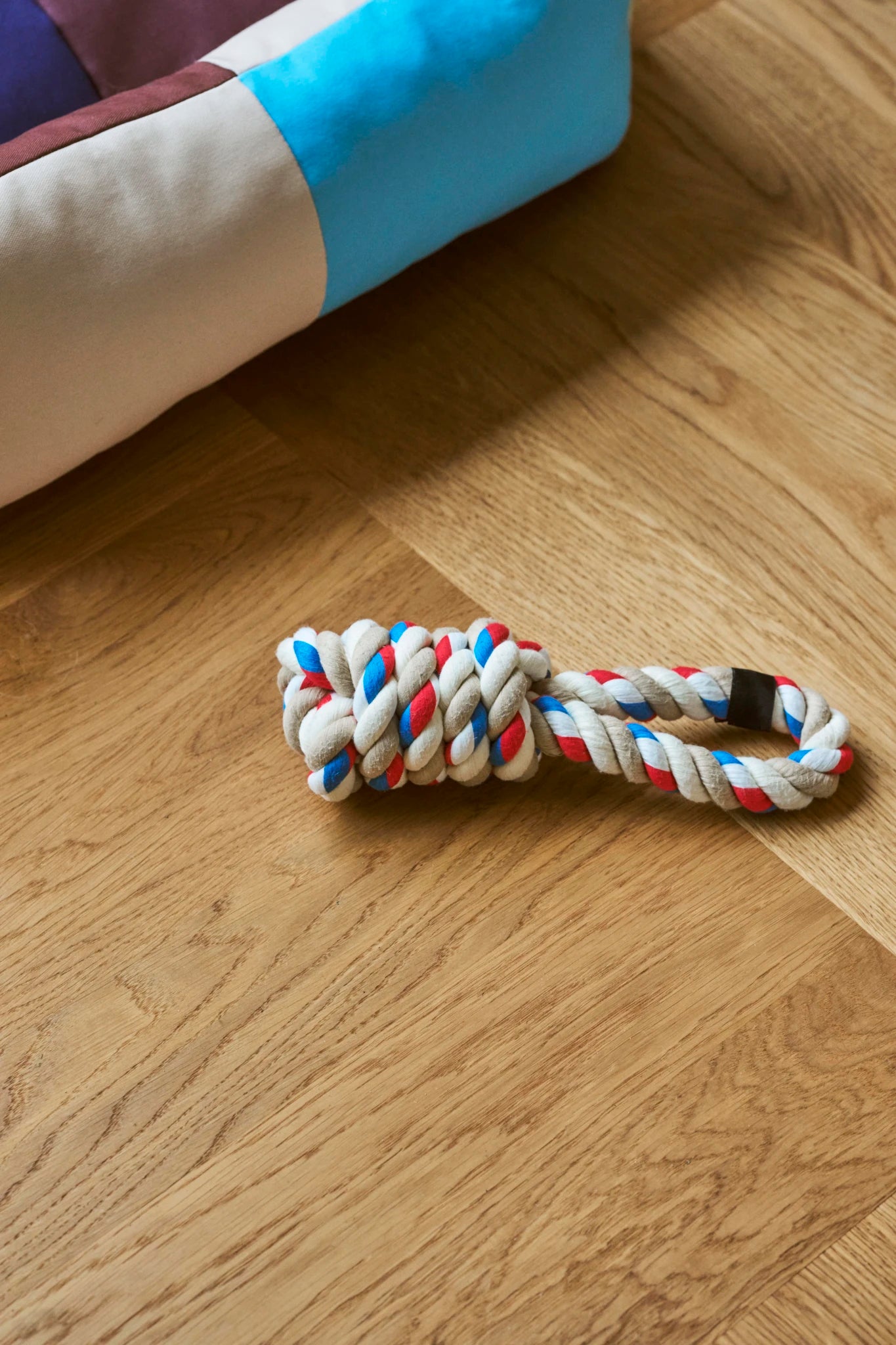 Dogs Rope Toy | Red, Turquoise, Off White | by HAY - Lifestory