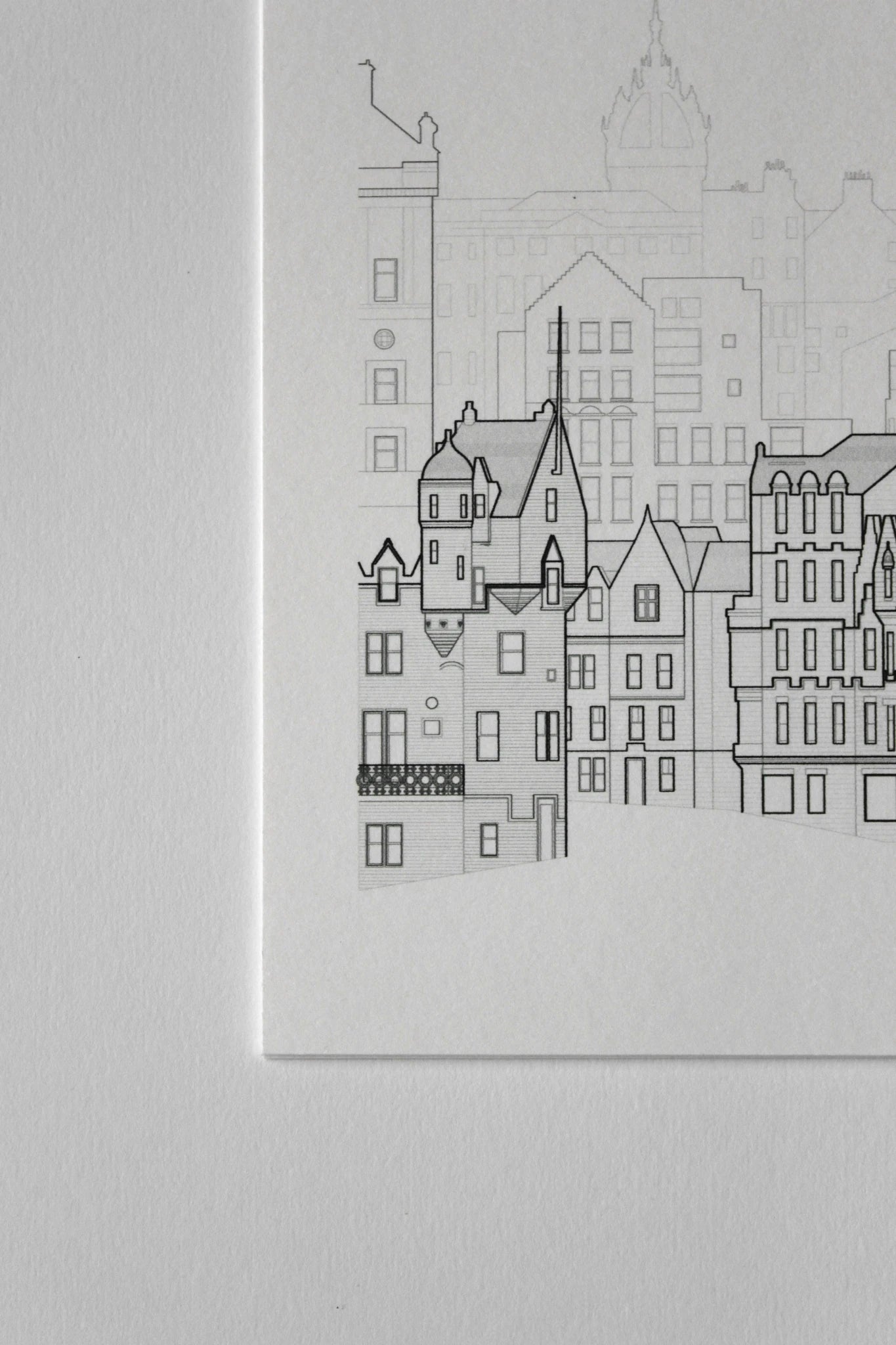 Edinburgh Old Town Skyline | Print - Lifestory - STUDIO ROMUU X Lifestory