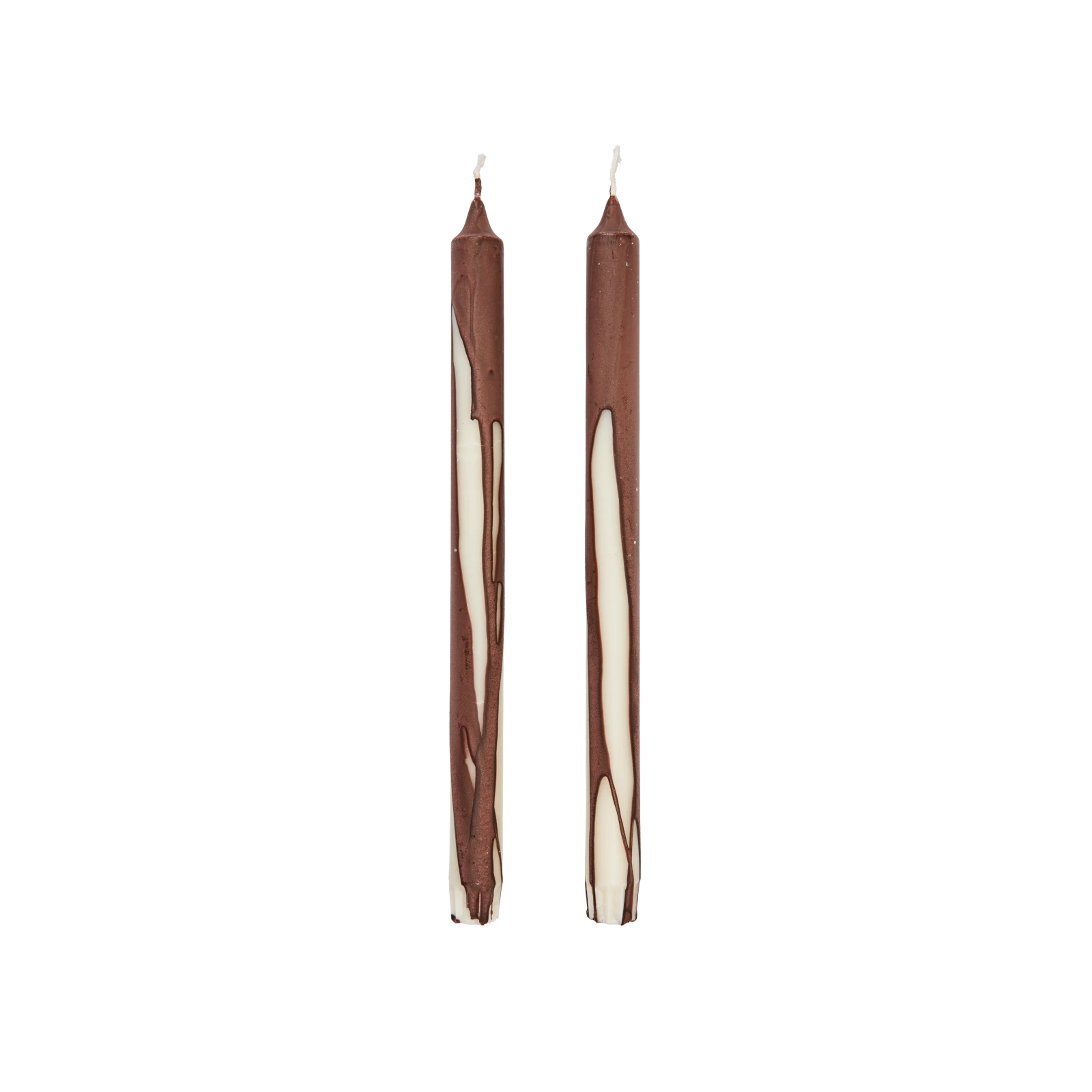 Dryp Candles | Dark Chocolate | Set of 2 | by Ferm Living - Lifestory