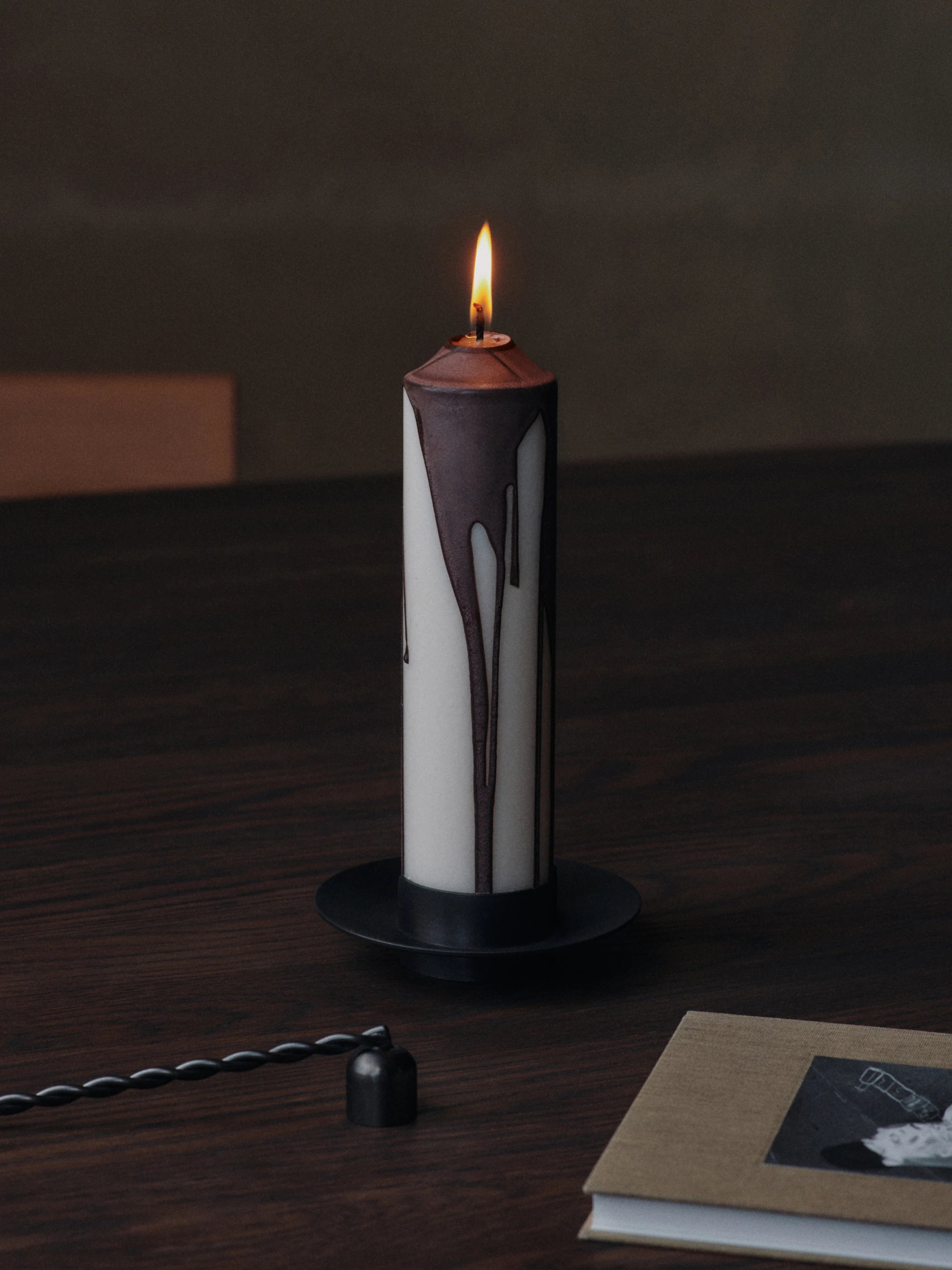 Ferm Living Dryp Pillar Candle H30cm