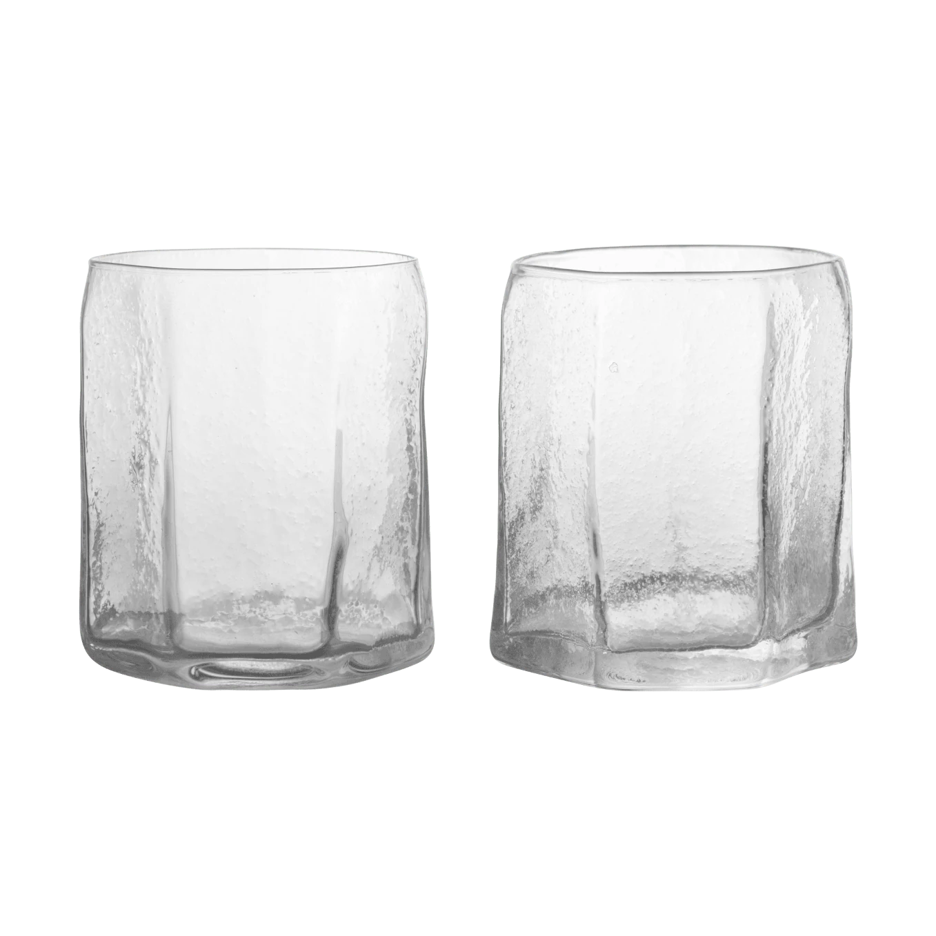 Ferm Living Kiru Glasses Set of 2 in Clear - Lifestory