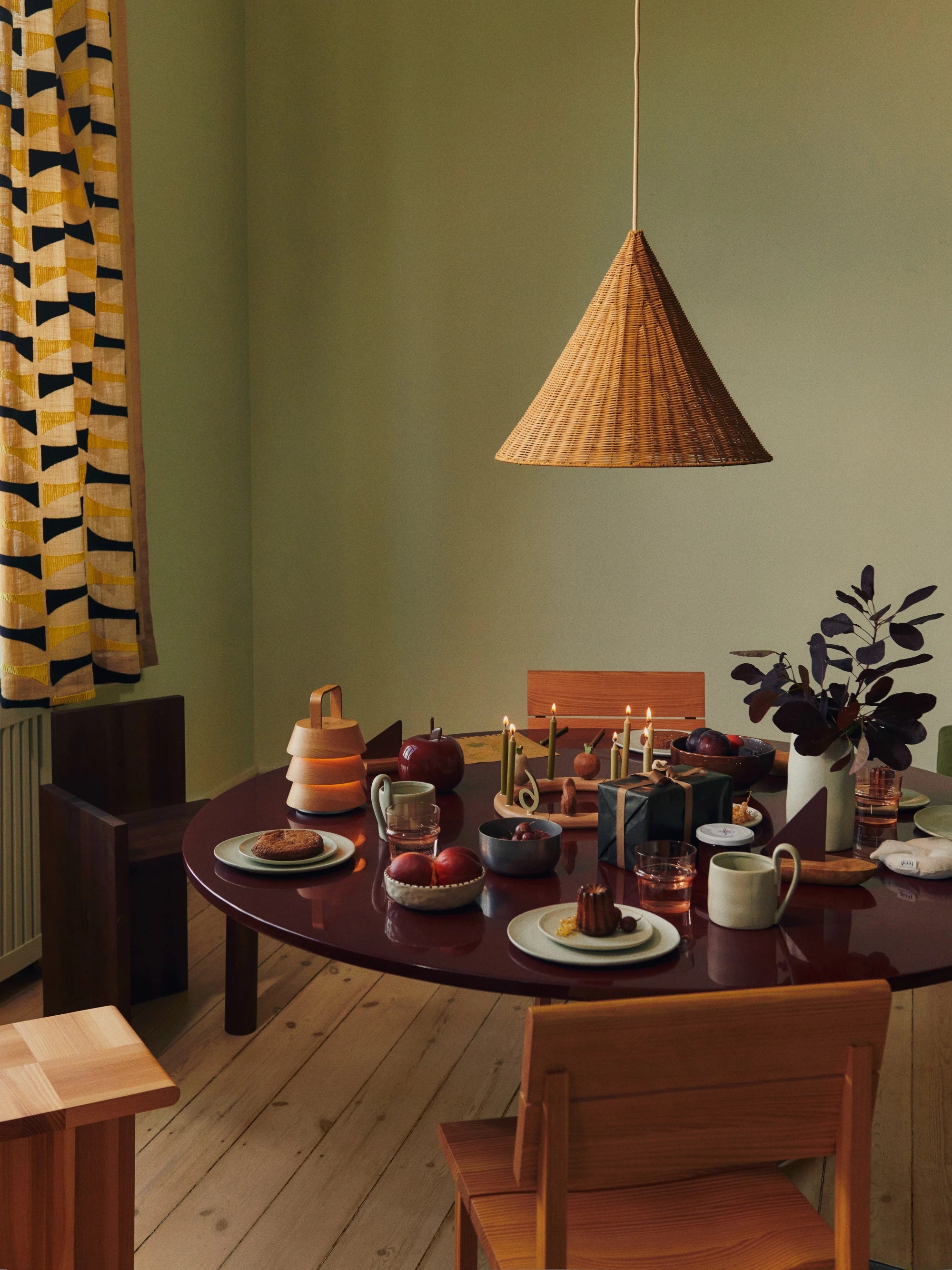 Ferm Living Luver Portable Dimmable Lamp in Powder Coated Iron - Lifestory