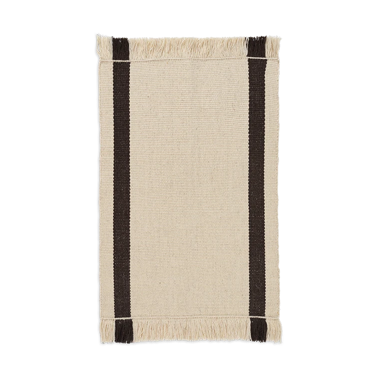 Ferm Living 50 x 70cm Calm Kelim Mat in Various Colours - Lifestory