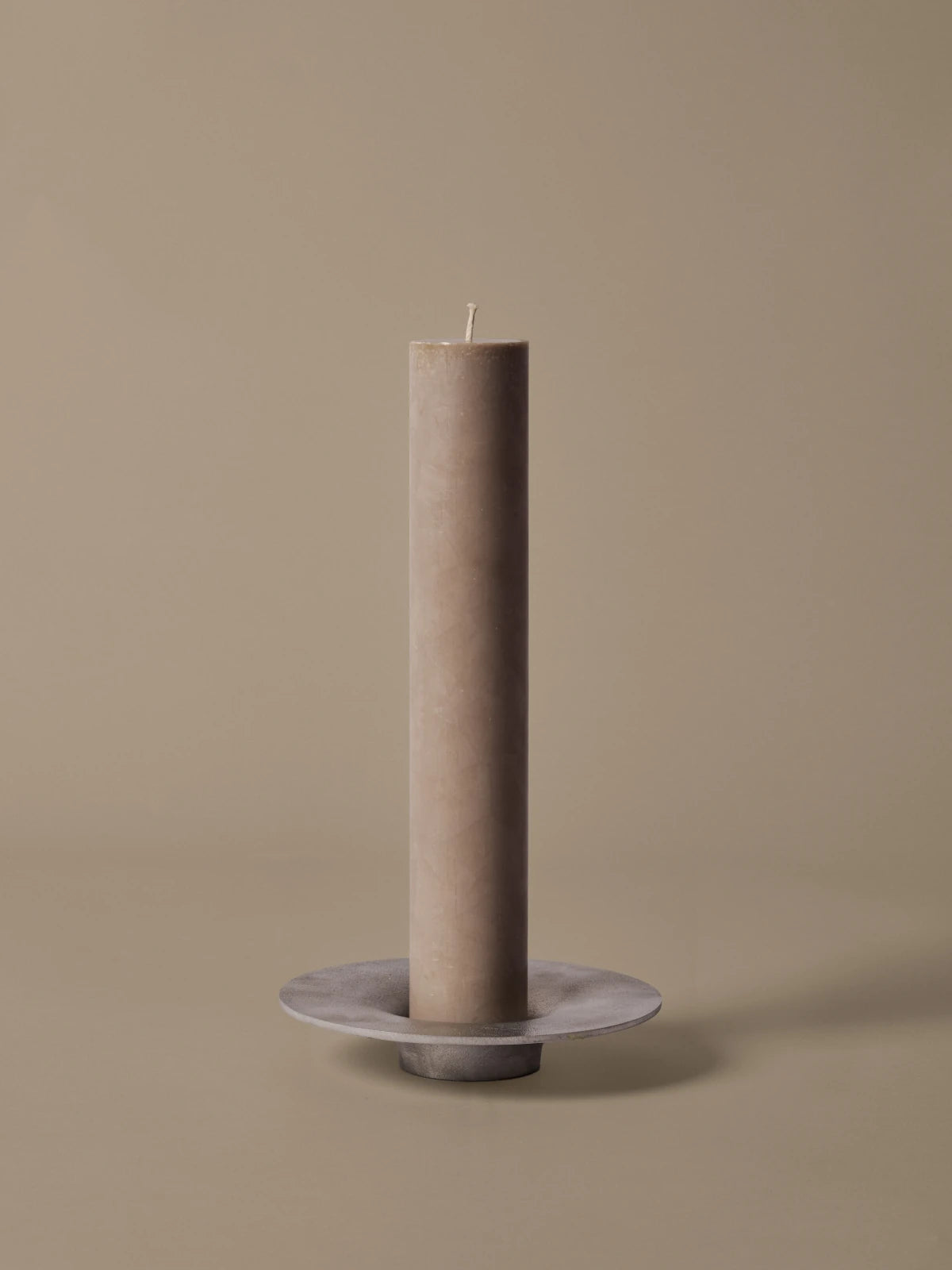 Ferm Living Soothe Block Candle Holder - Aluminium | Lifestory