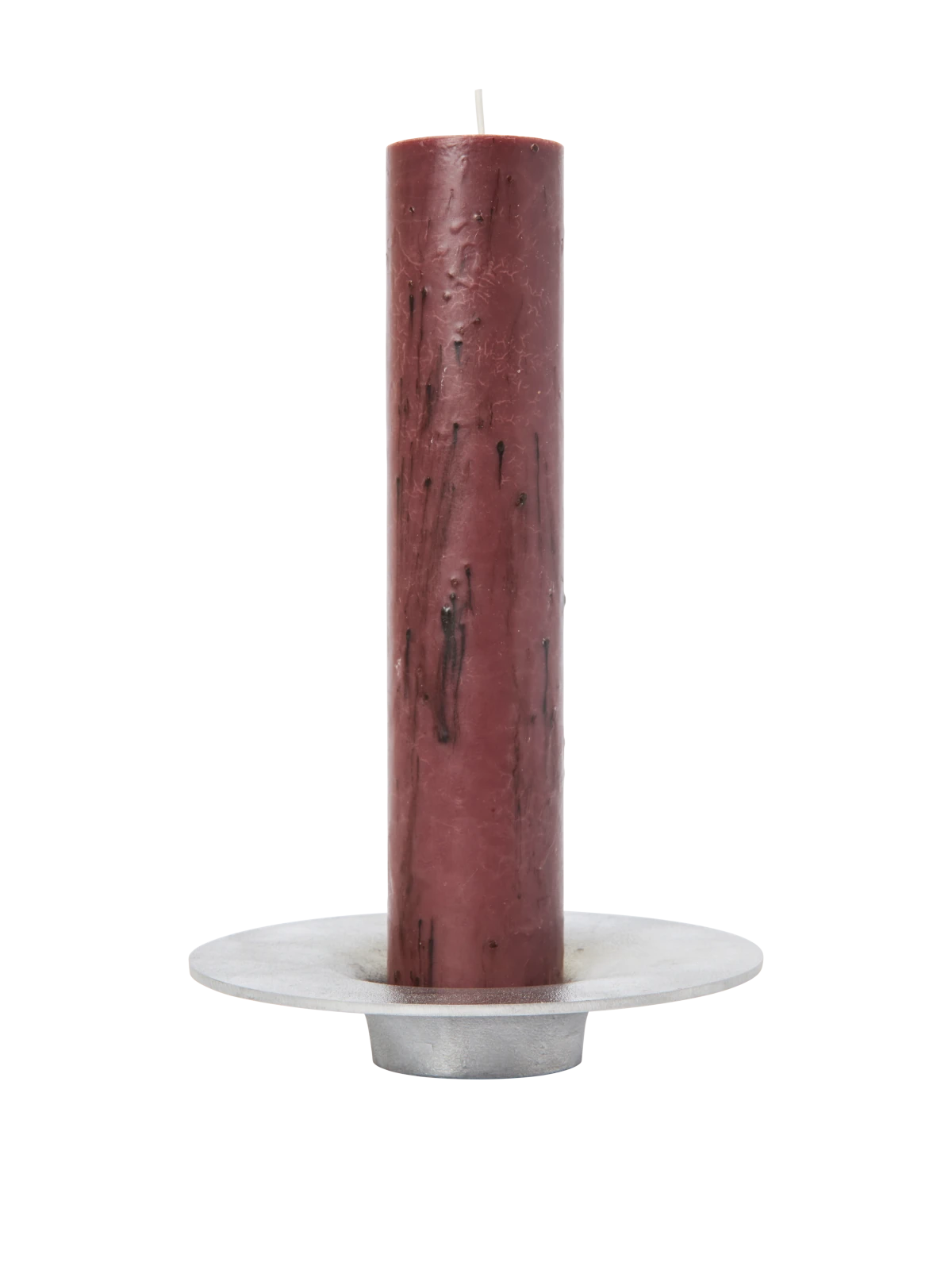 Ferm Living Soothe Block Candle Holder - Aluminium | Lifestory