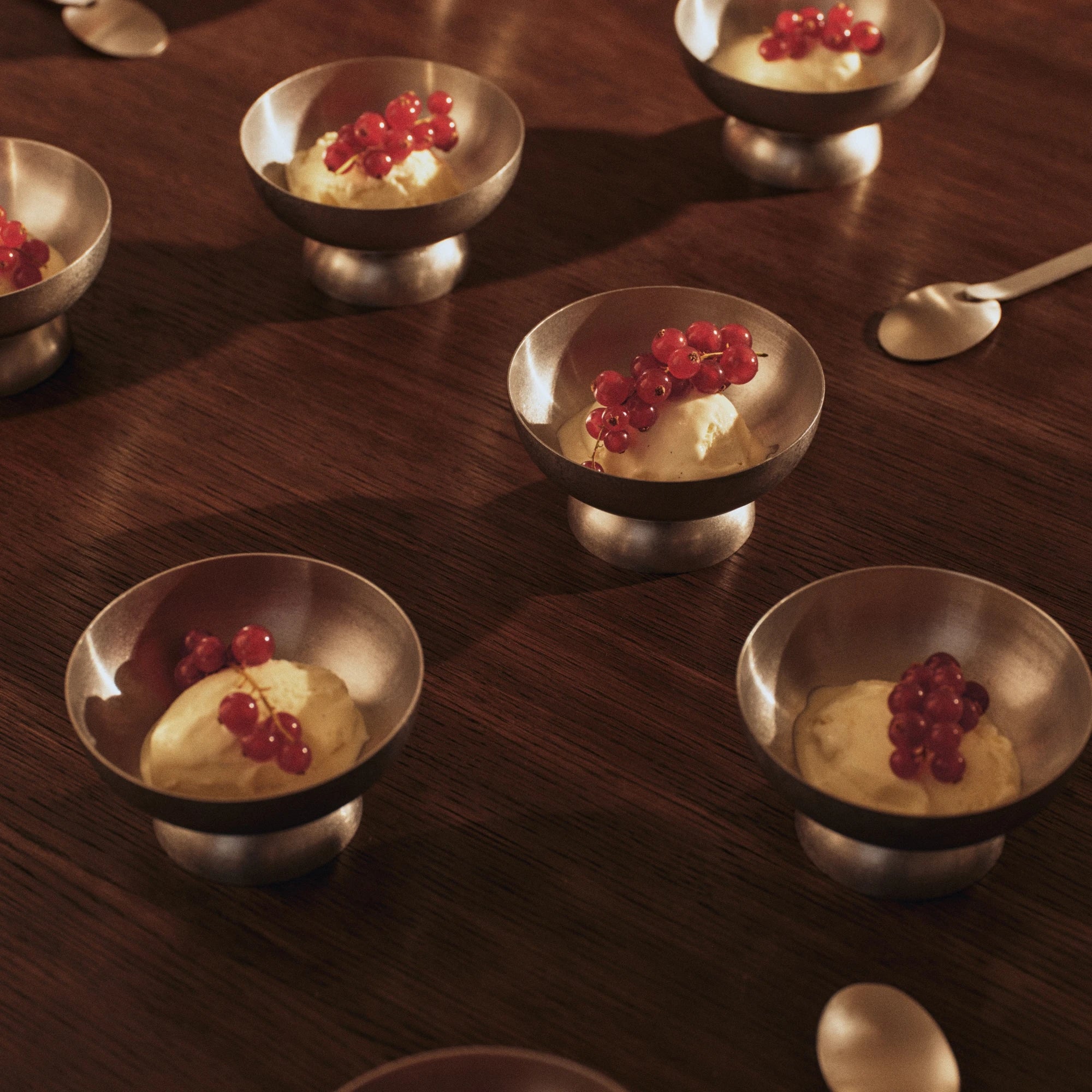 Ferm Living Tumbled Ice Cream Cup in Stainless Steel - Lifestory