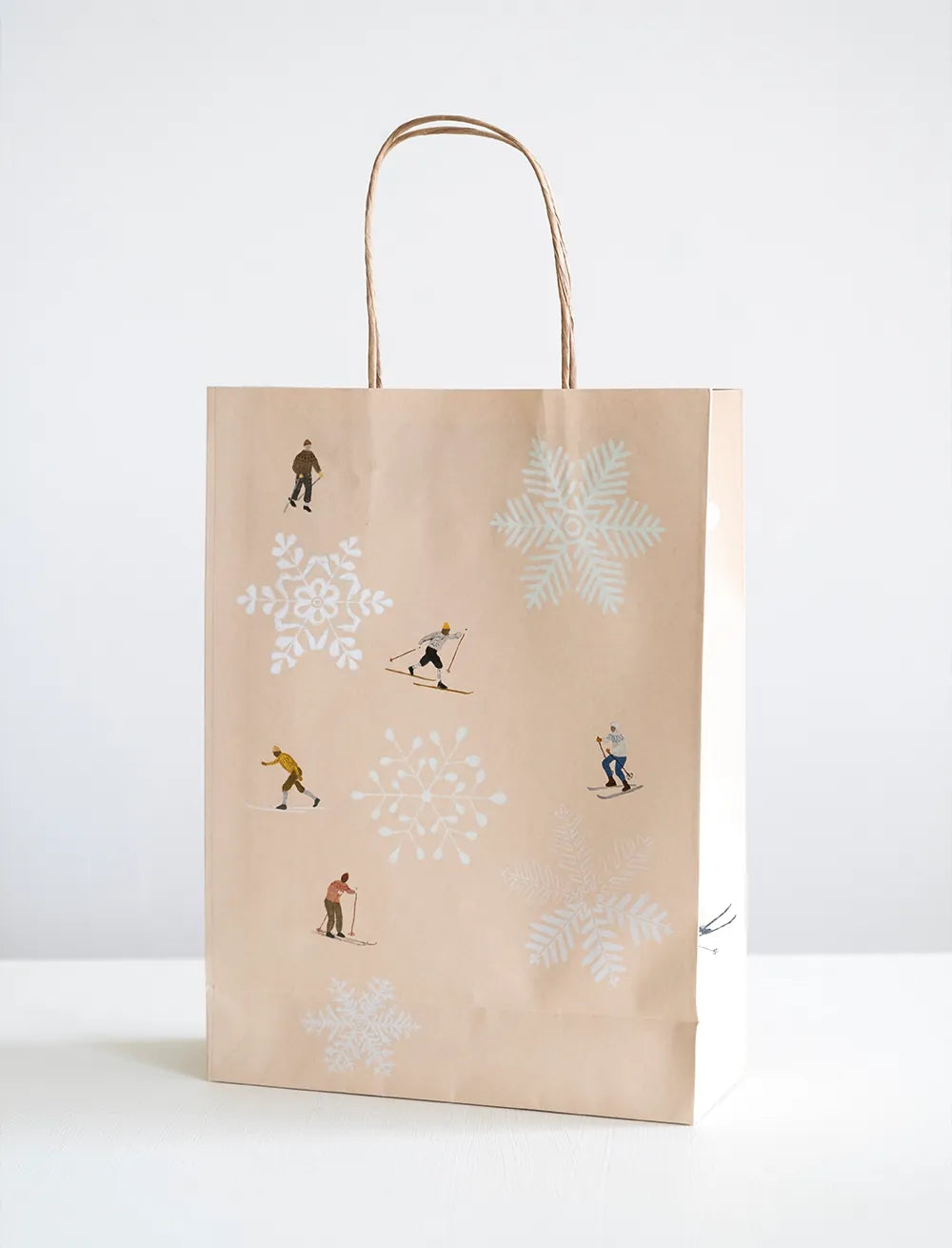Fine Little Day 'Skiers' Printed Paper Gift Bag