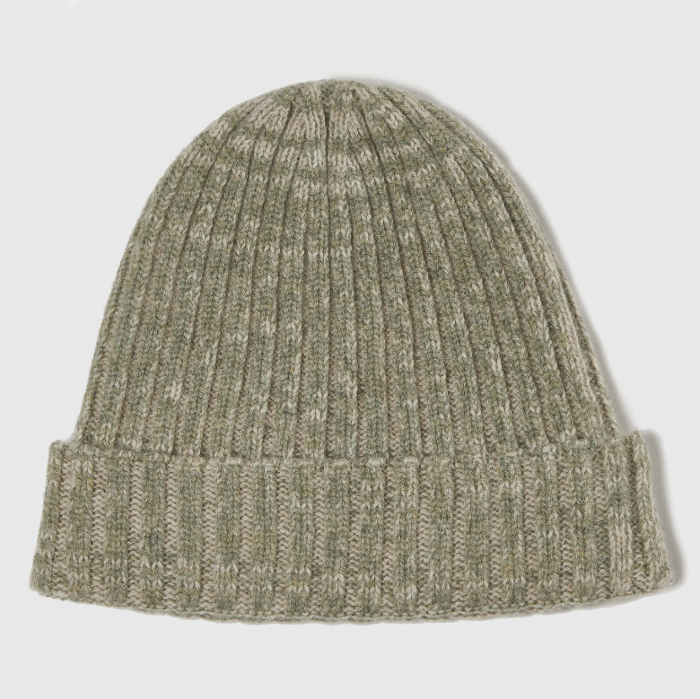 Fisherman Beanie - Unisex | Faded Green | Lambswool | UK Made | by ROVE - Lifestory