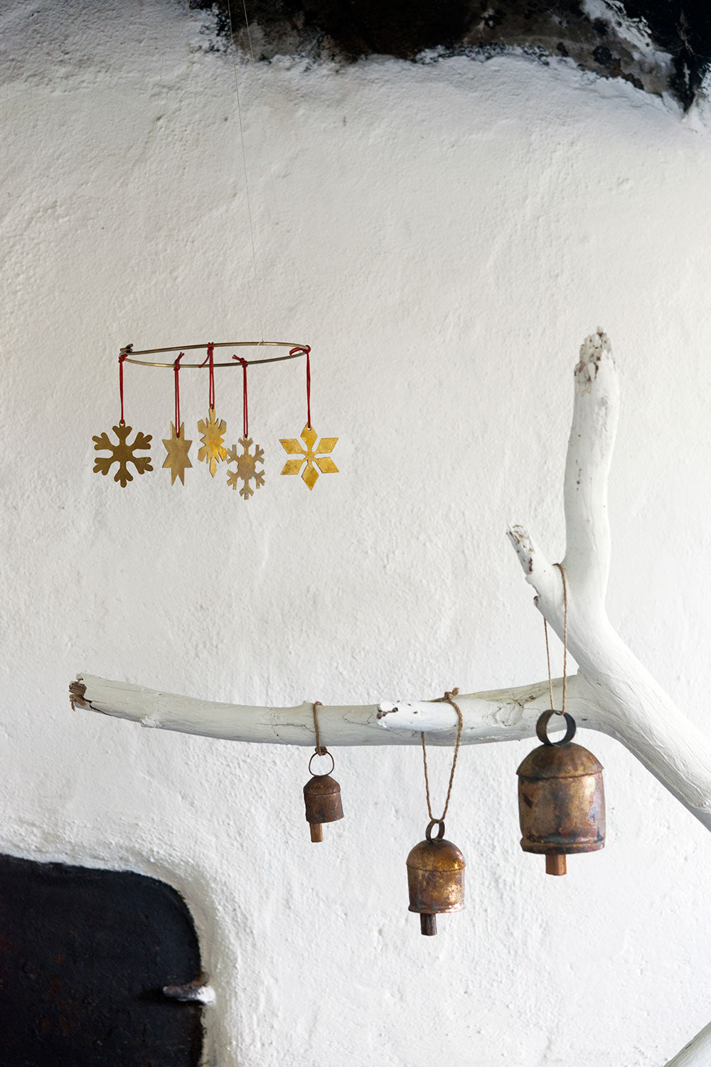 Fog Linen Work Brass Hanging Ornaments - Various Shapes