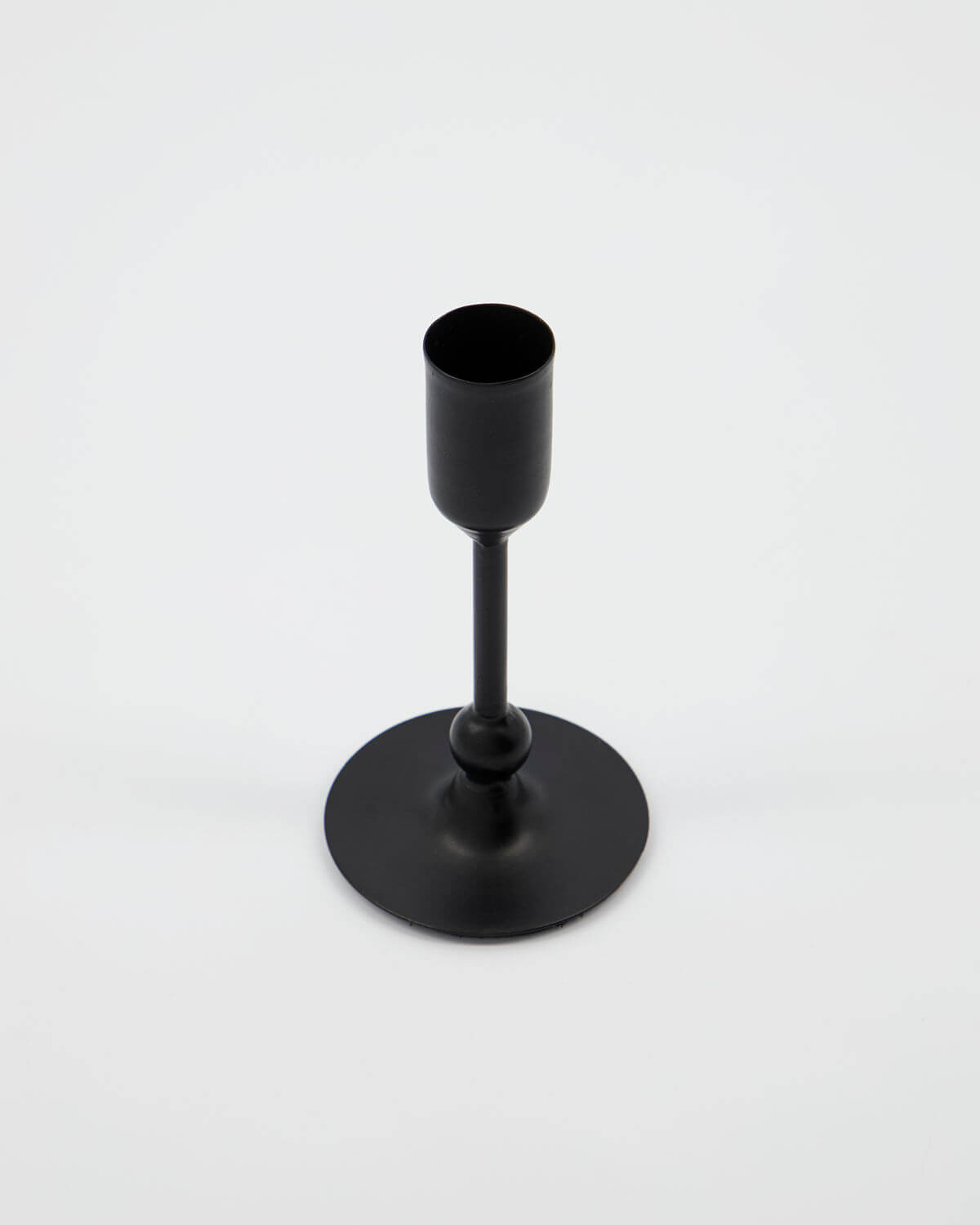 Folk Candle Holder | 12cm | Black | by House Doctor - Lifestory