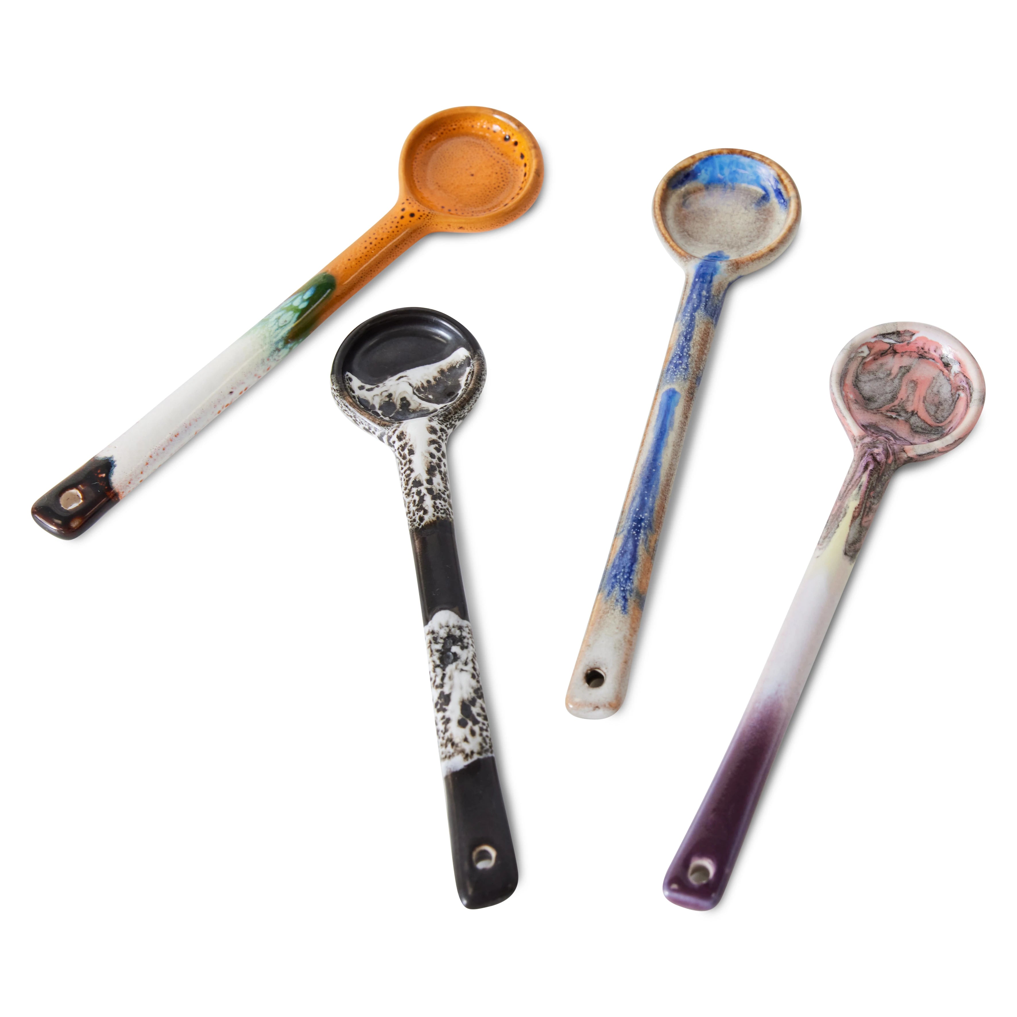 Set of 4 Force Ceramic Spoons by HKLIVING - Lifestory