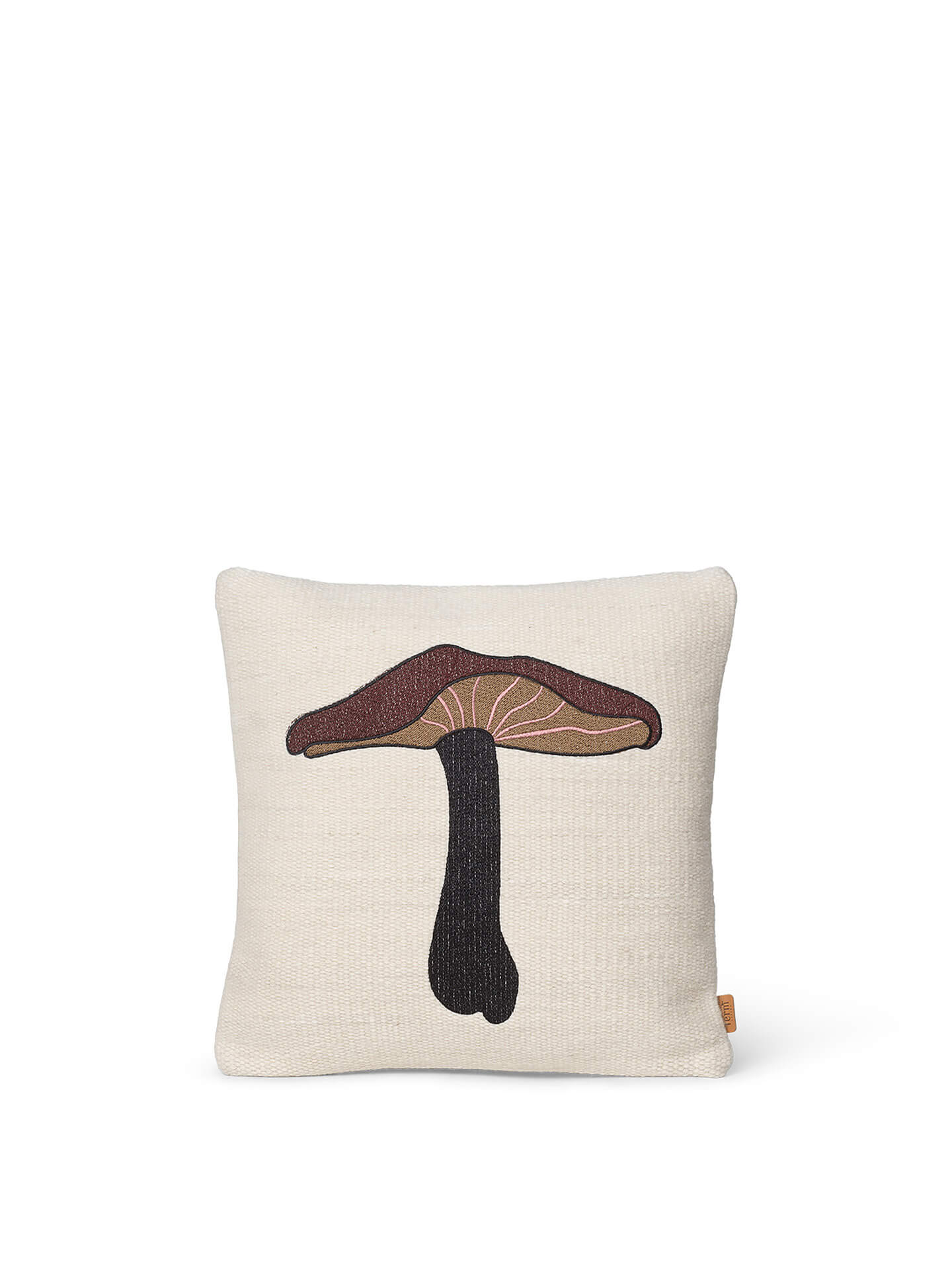 Forest Embroidered Cushion | Lactarius | by ferm Living - Lifestory - ferm LIVING