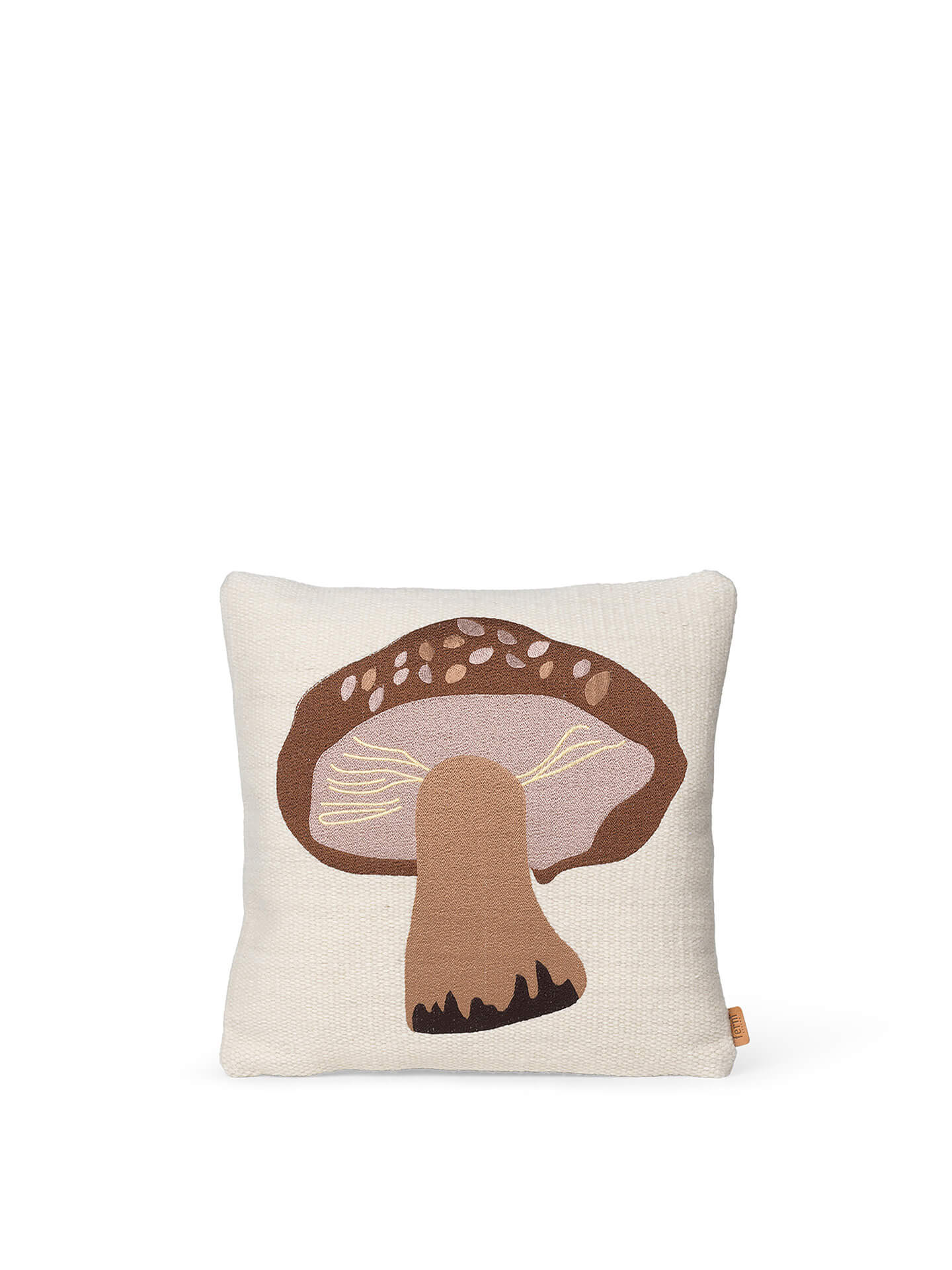 Forest Embroidered Cushion | Porcini | by ferm Living - Lifestory - ferm LIVING