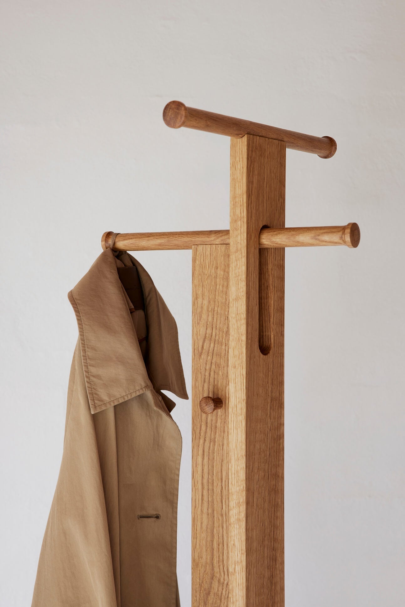 Foyer Coat Stand | Oiled Oak | by Form & Refine - Lifestory - Form & Refine