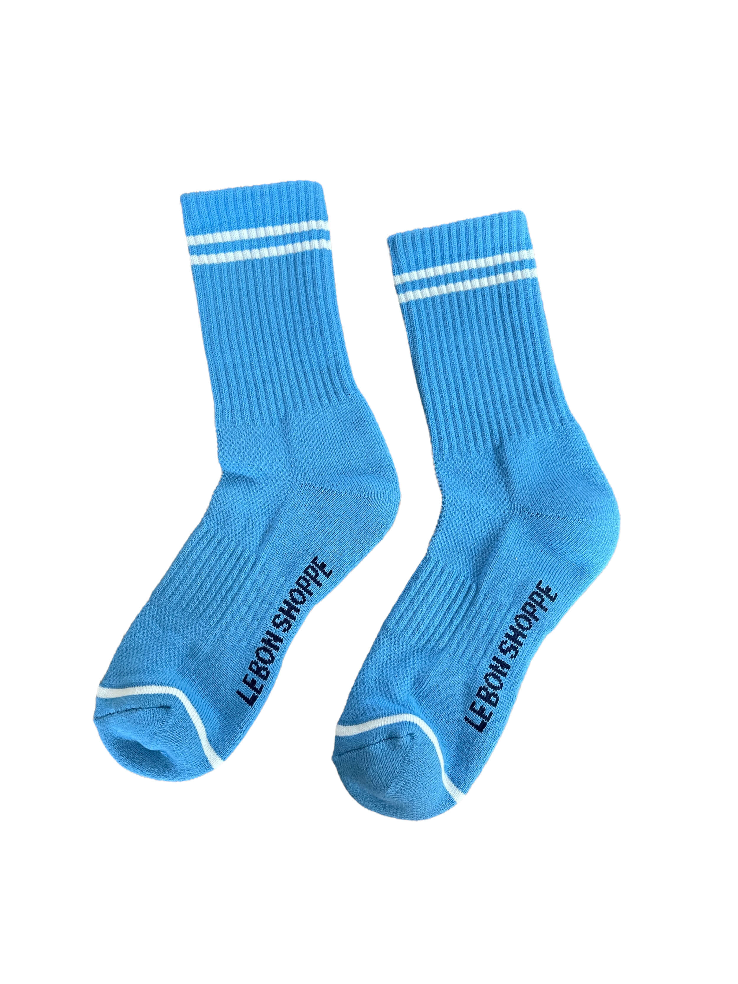 Boyfriend Socks | French Blue | by Le Bon Shoppe - Lifestory