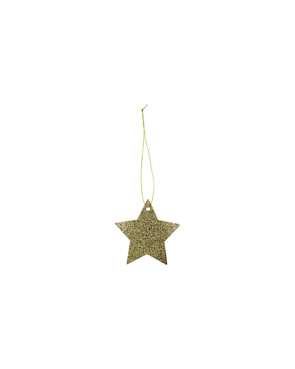 Gold Glitter Star Gift Tag | 12 Pack | by House Doctor - Lifestory