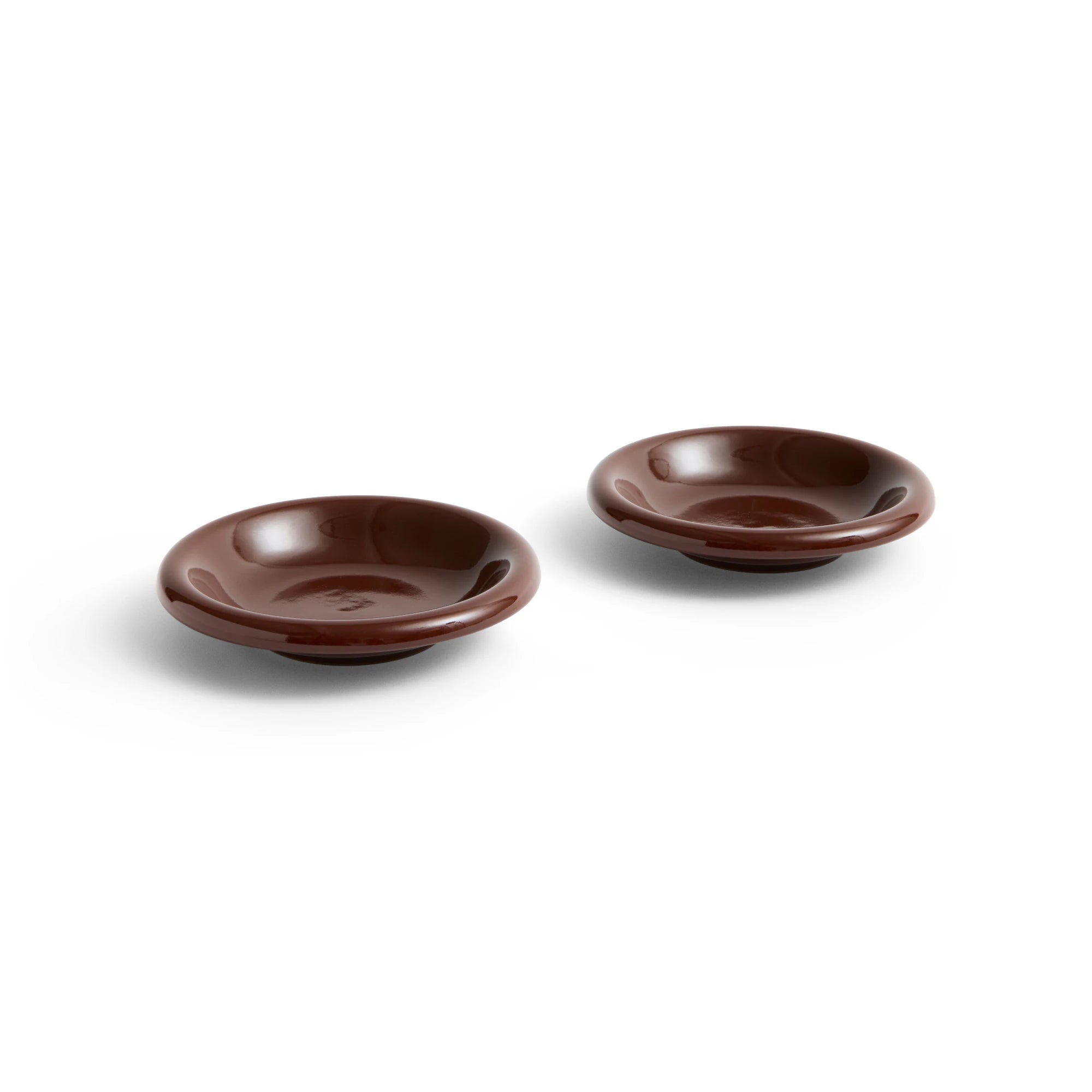 HAY Barro Bowl Set of 2 in Glazed Terracotta - Lifestory