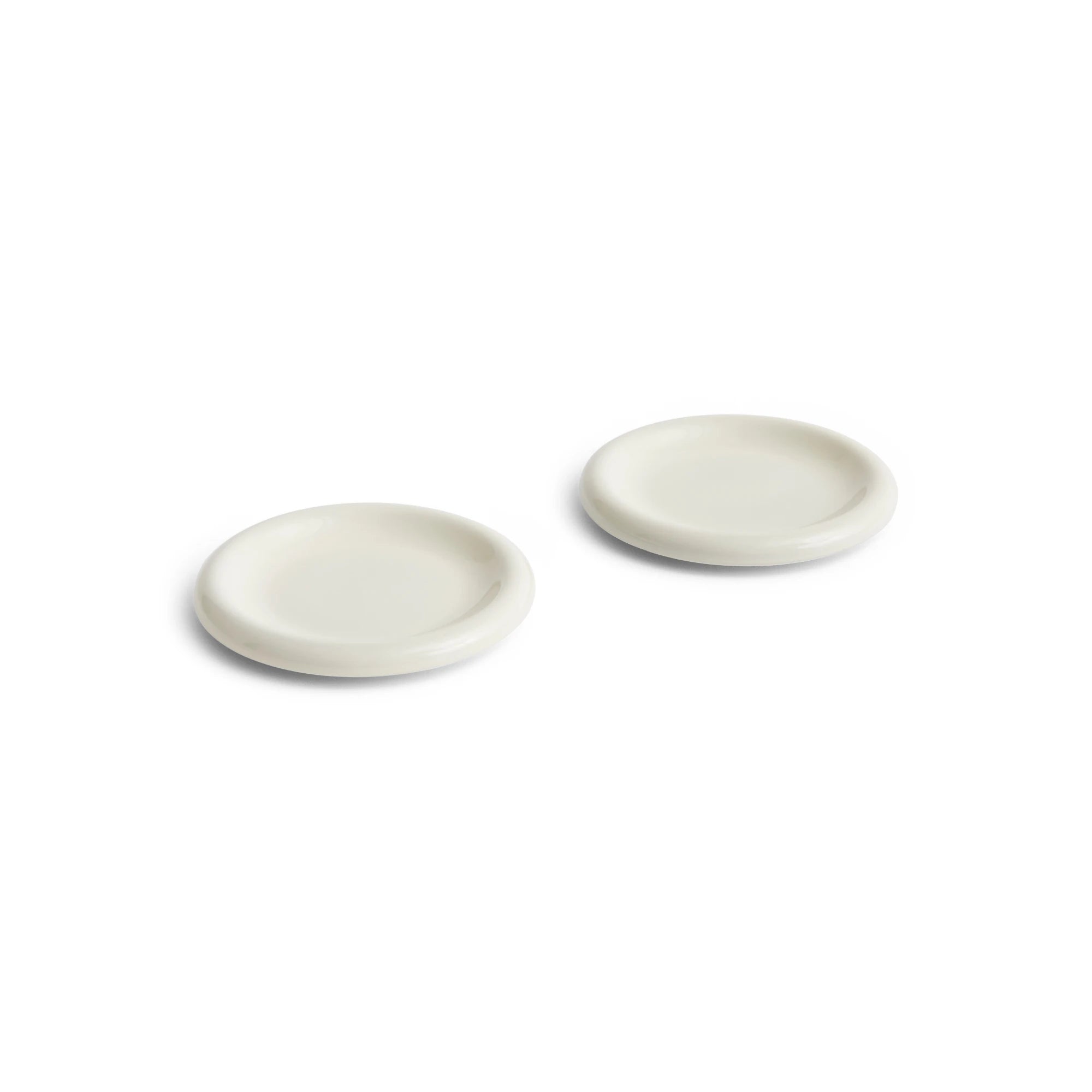 HAY Barro Plate Set of 2 in Glazed Terracotta - Lifestory