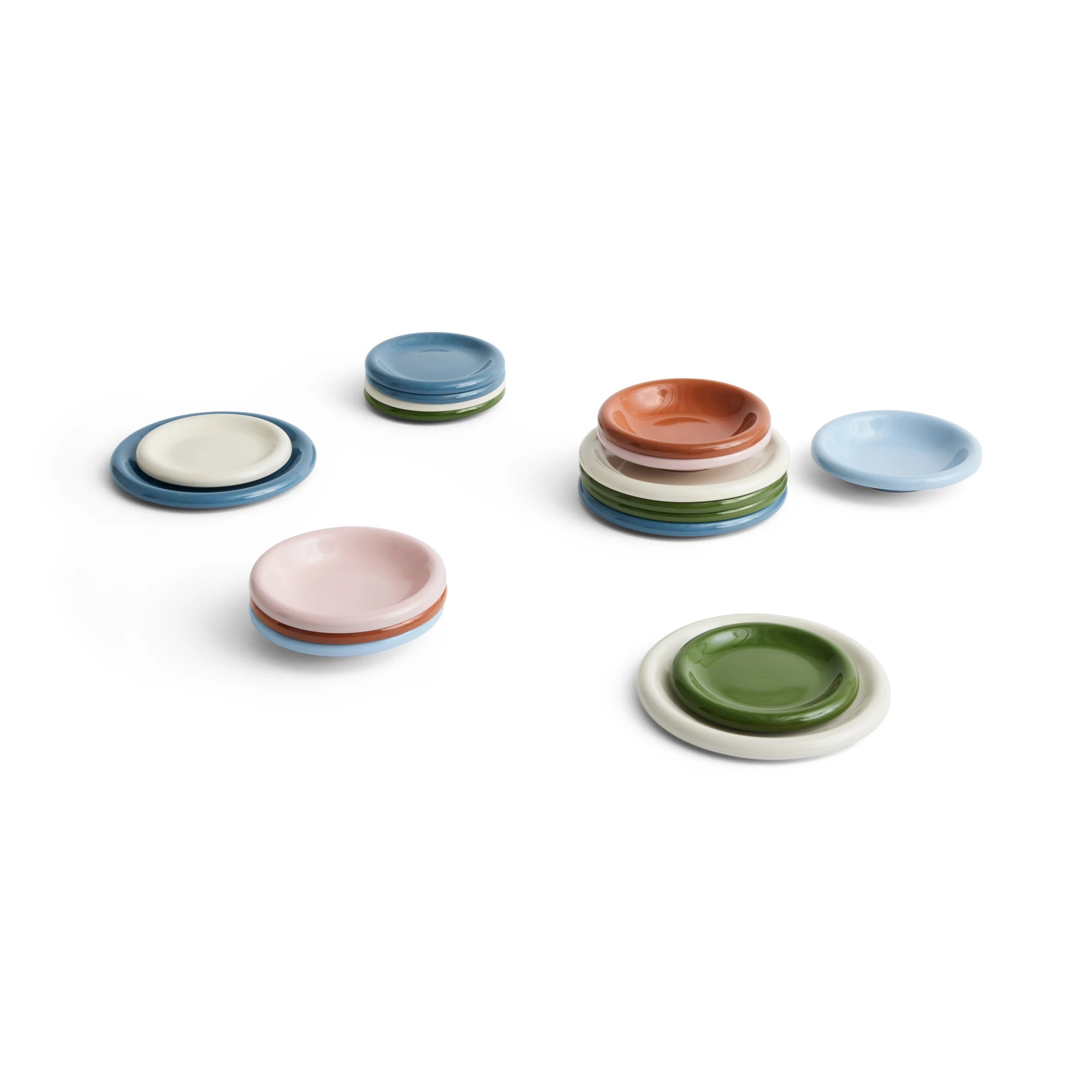 HAY Barro Bowl Set of 2 in Glazed Terracotta - Lifestory