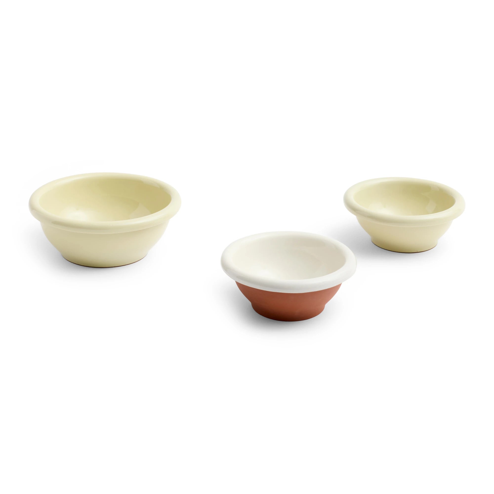 HAY Barro Salad Bowl Small in Pistachio Glazed Terracotta - Lifestory