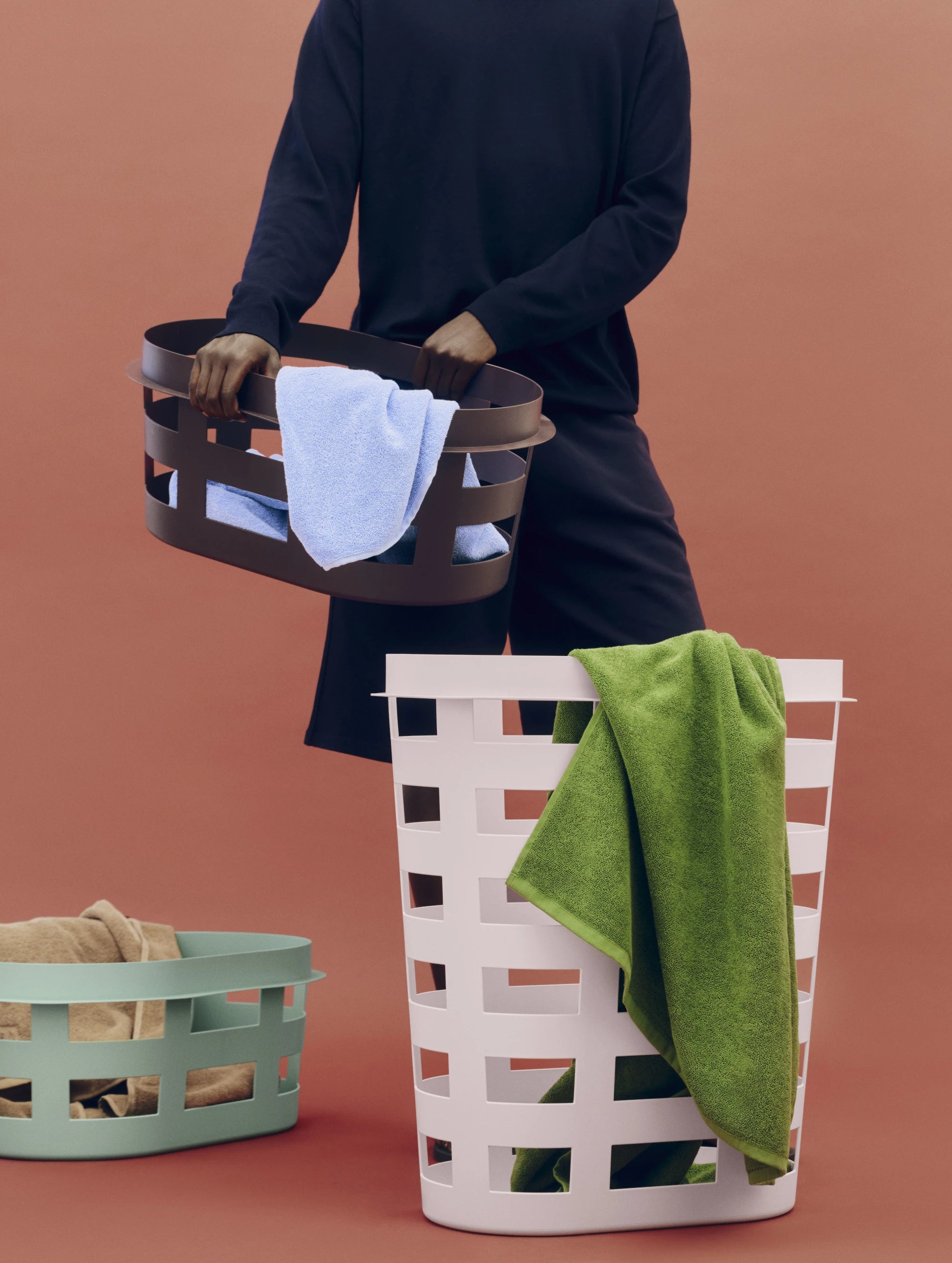 HAY Basket (Small) in 100% Recycled Plastic - Lifestory