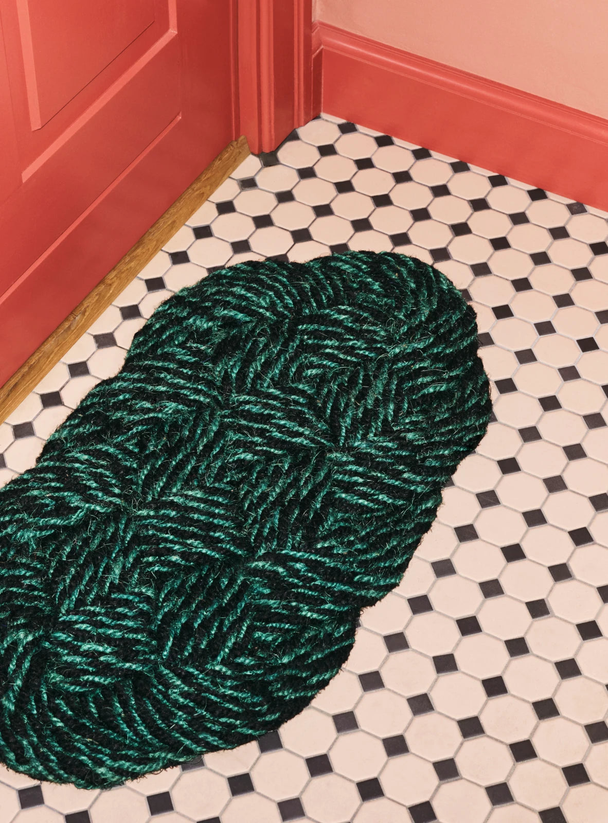 HAY Coco Door Mat in Swirl Finish - Lifestory