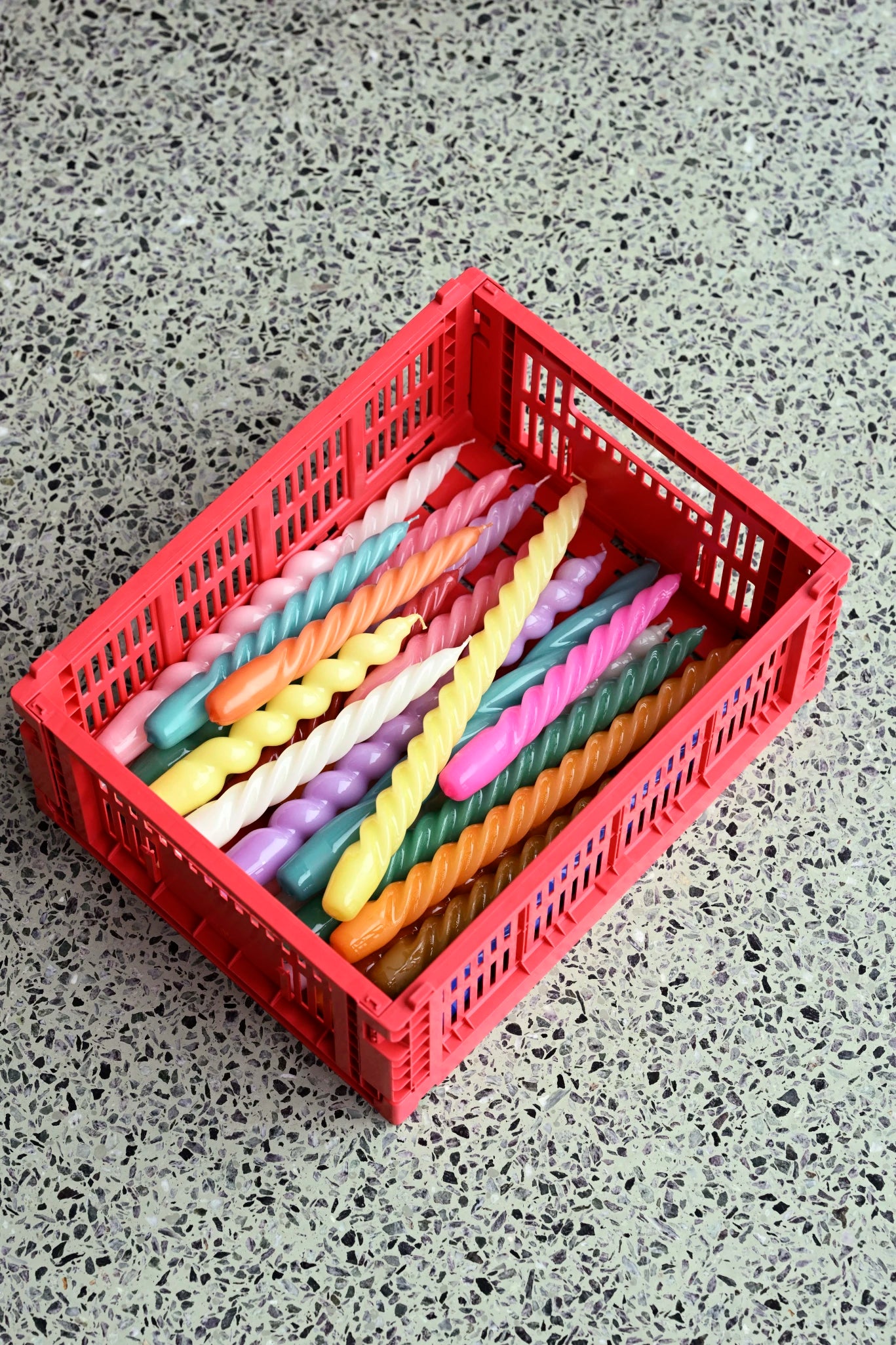 Colour Crate - Collapsible | Medium | Various Colours | 100% Recycled Plastic | by HAY - Lifestory