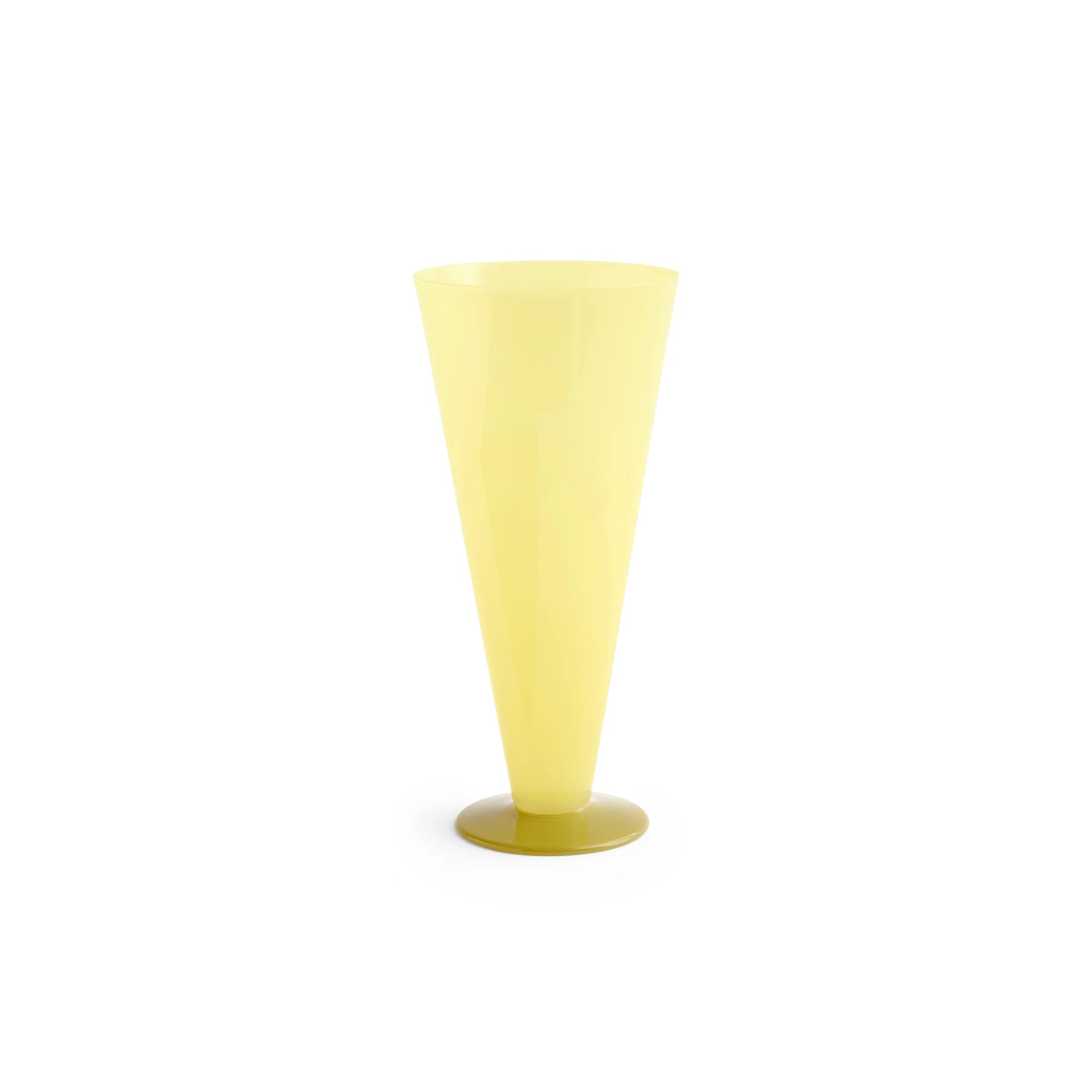 HAY Conical Vase Large in Soda Glass - Lifestory