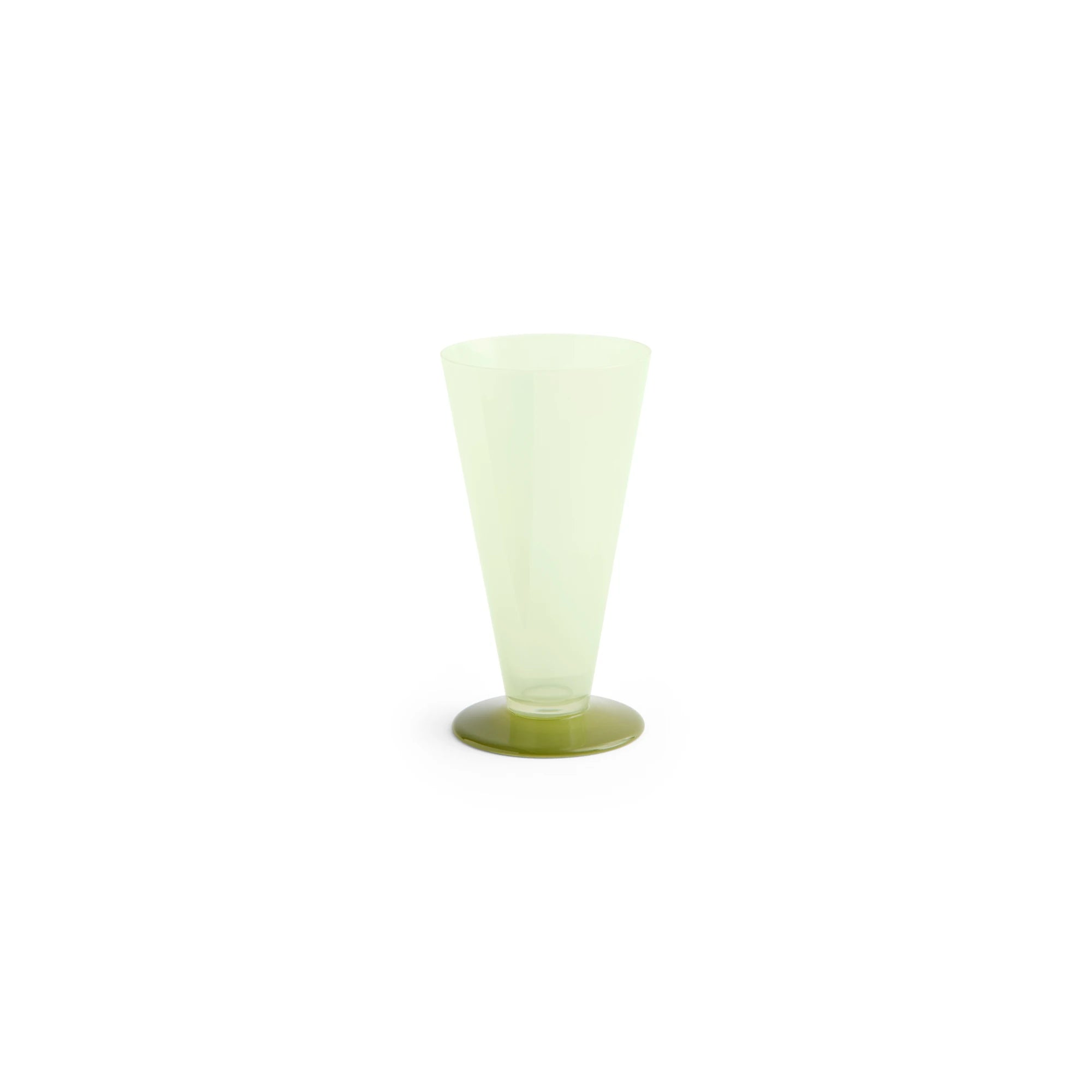 HAY Conical Vase Small in Soda Glass - Lifestory