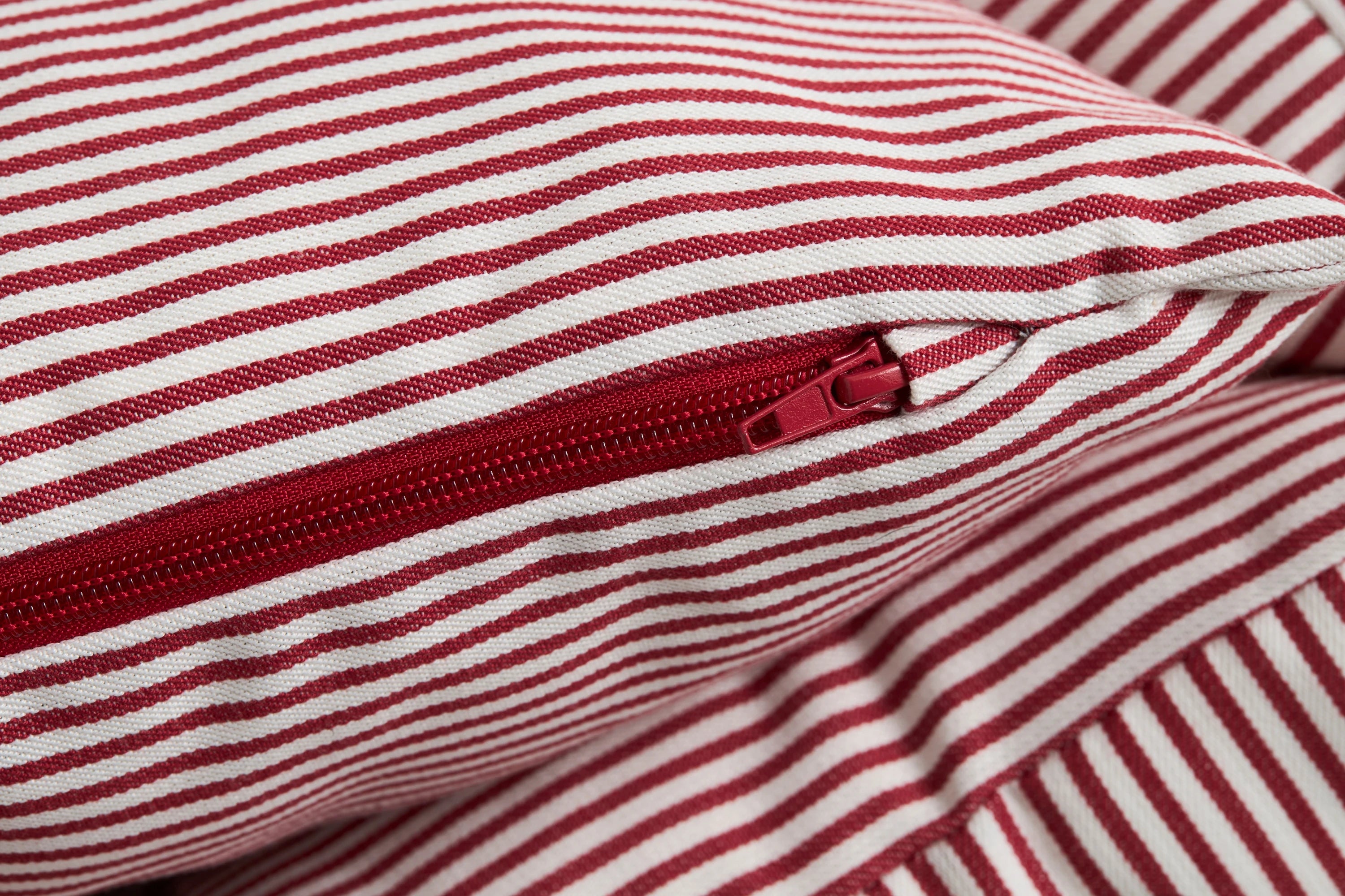 HAY Extra Small Dogs Bed Zip in Red & White Stripe - Lifestory