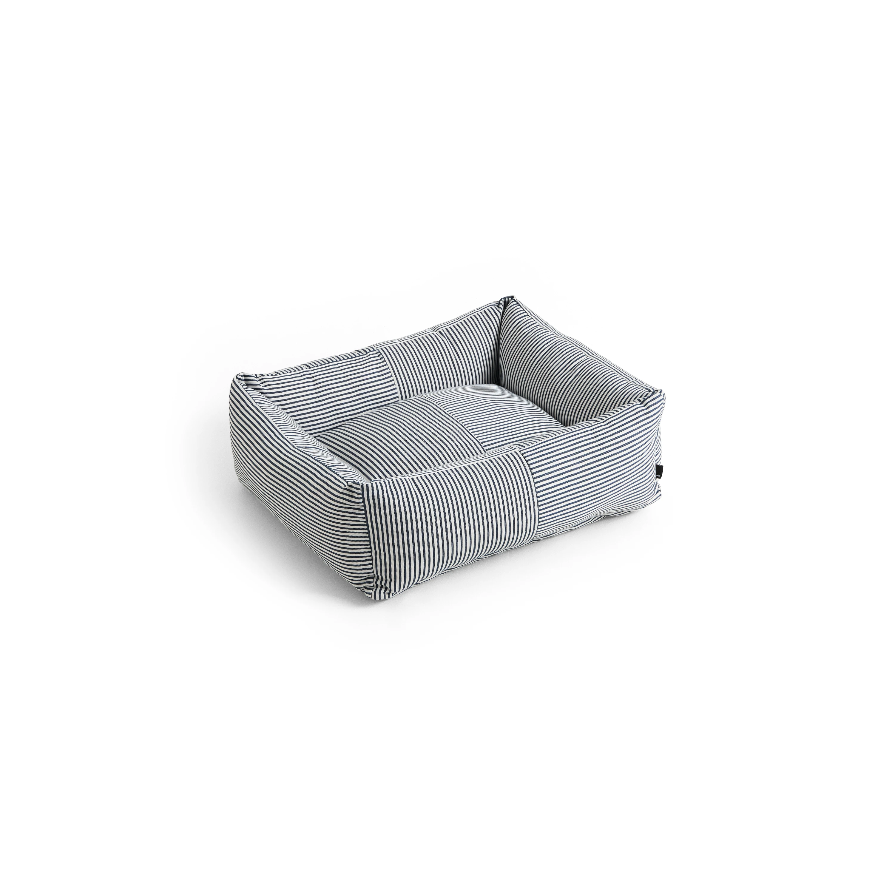 HAY Small Dogs Bed Zip in Blue & White Stripe - Lifestory