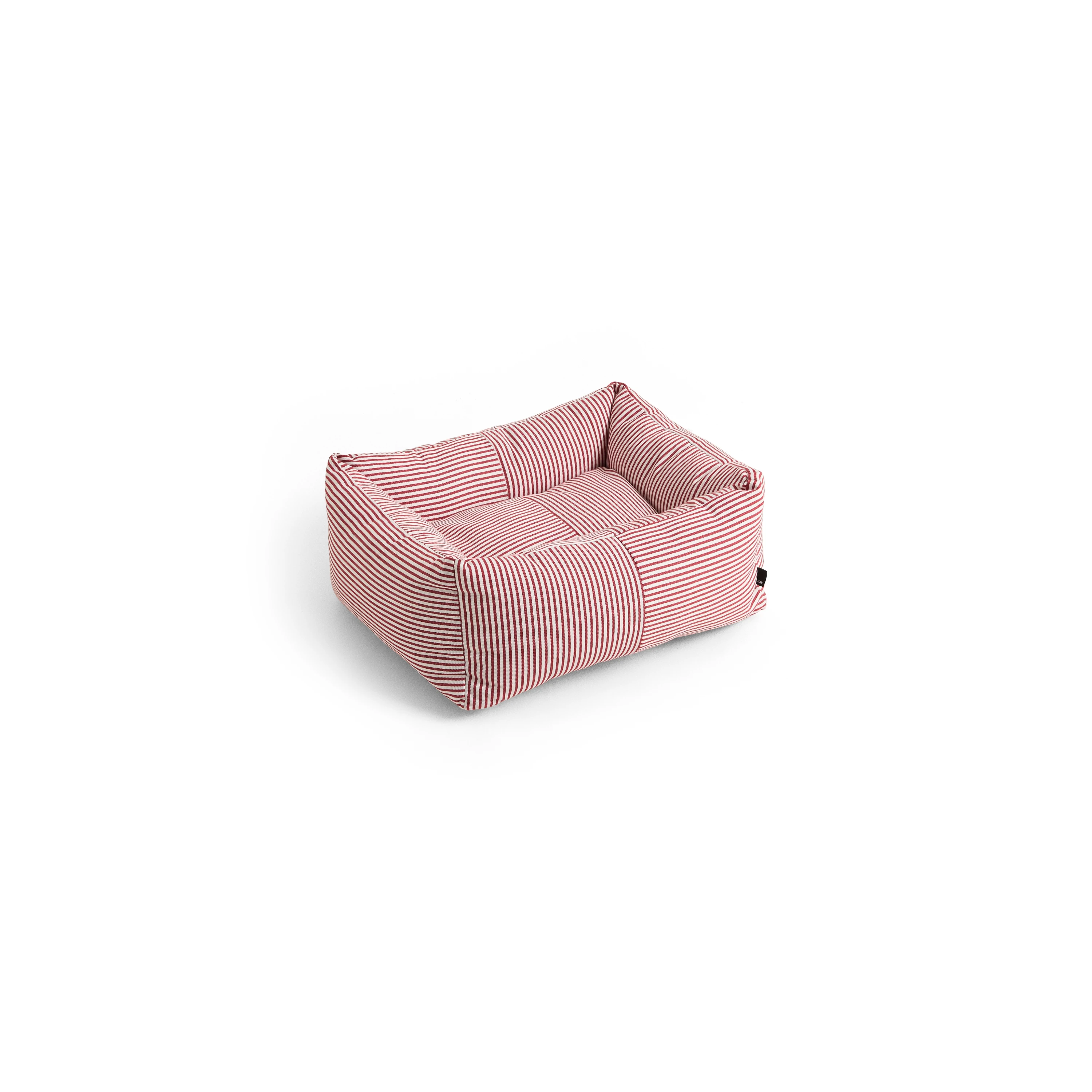 HAY Extra Small Dogs Bed Zip in Red & White Stripe - Lifestory
